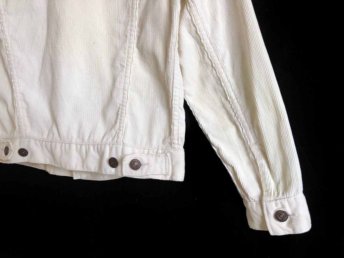 Orslow Orslow White Corduroy Denim Jacket Size US XS / EU 42 / 0 - 6 Thumbnail