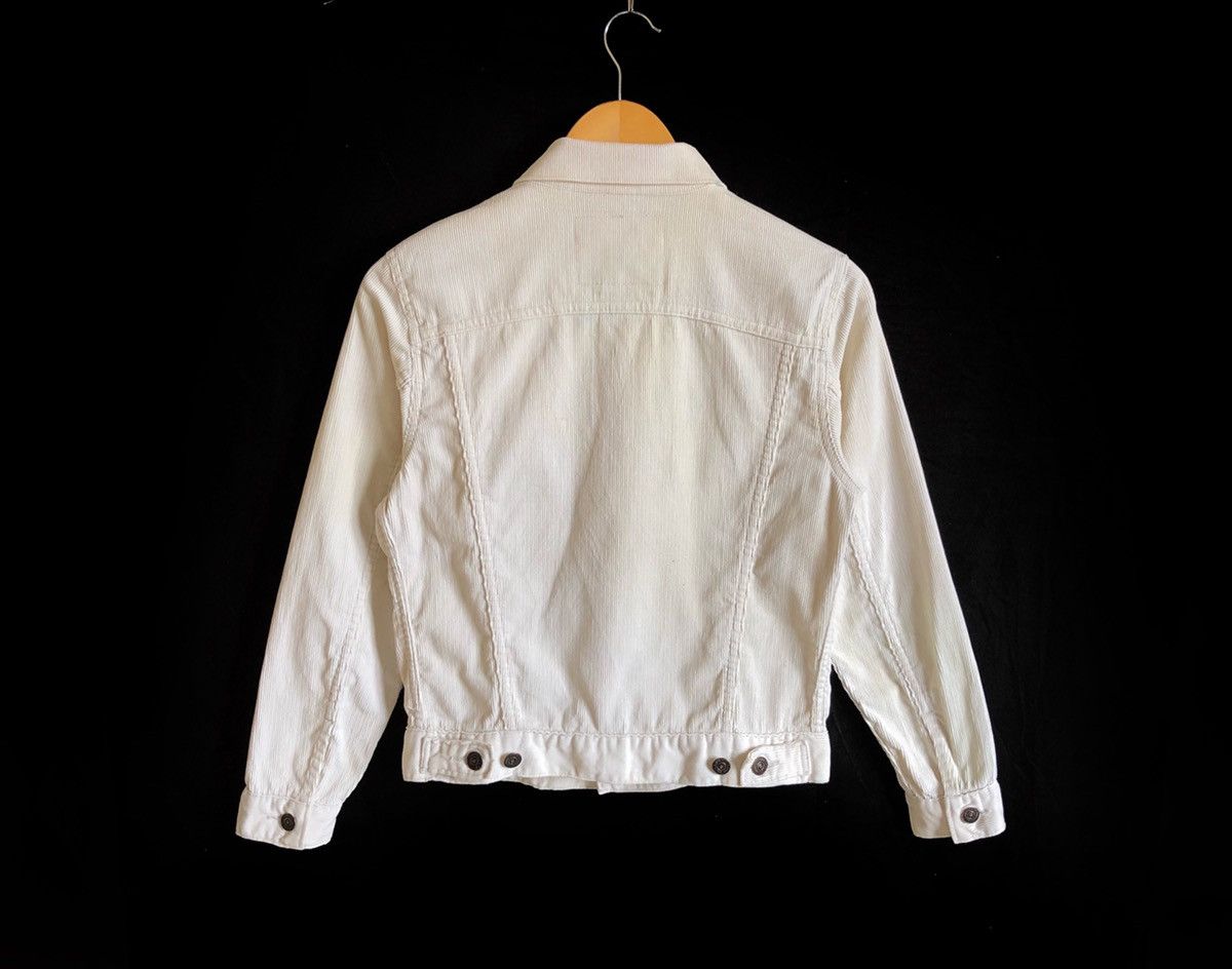 Orslow Orslow White Corduroy Denim Jacket Size US XS / EU 42 / 0 - 2 Thumbnail