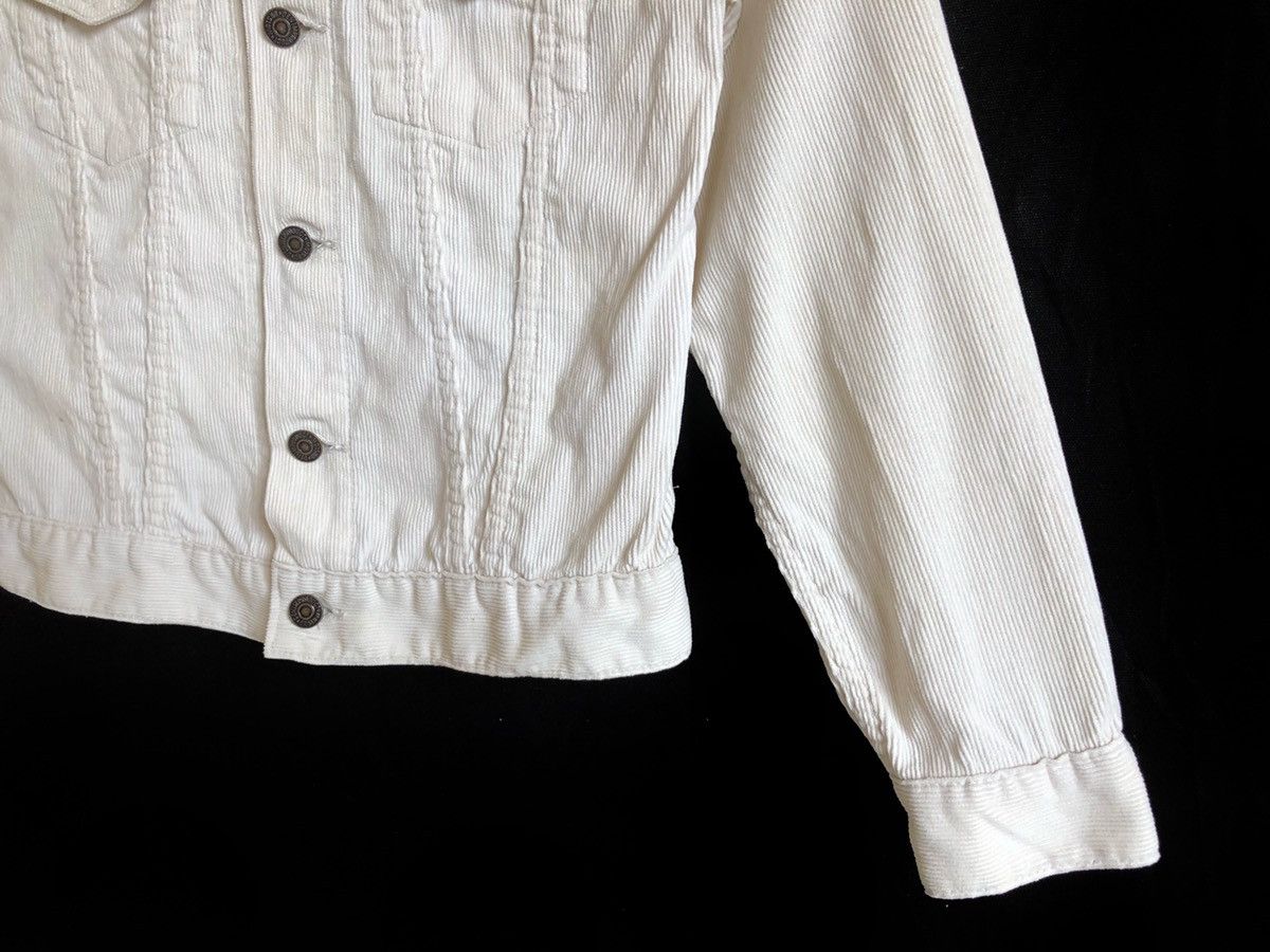 Orslow Orslow White Corduroy Denim Jacket Size US XS / EU 42 / 0 - 4 Thumbnail