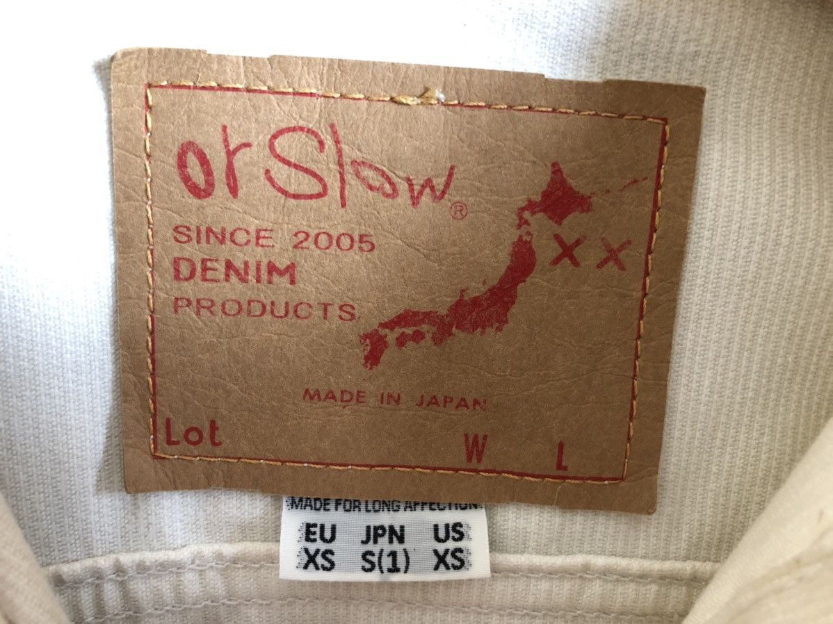 Orslow Orslow White Corduroy Denim Jacket Size US XS / EU 42 / 0 - 7 Thumbnail