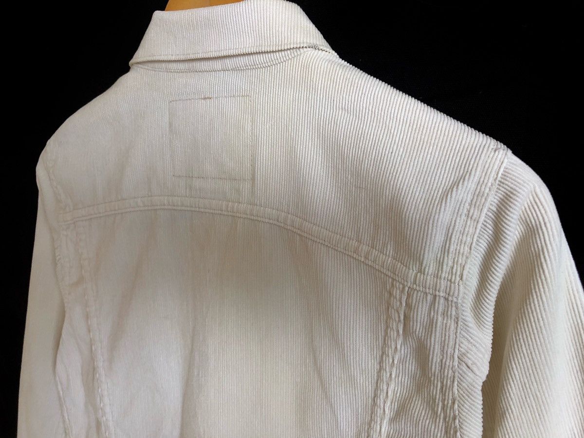 Orslow Orslow White Corduroy Denim Jacket Size US XS / EU 42 / 0 - 5 Thumbnail