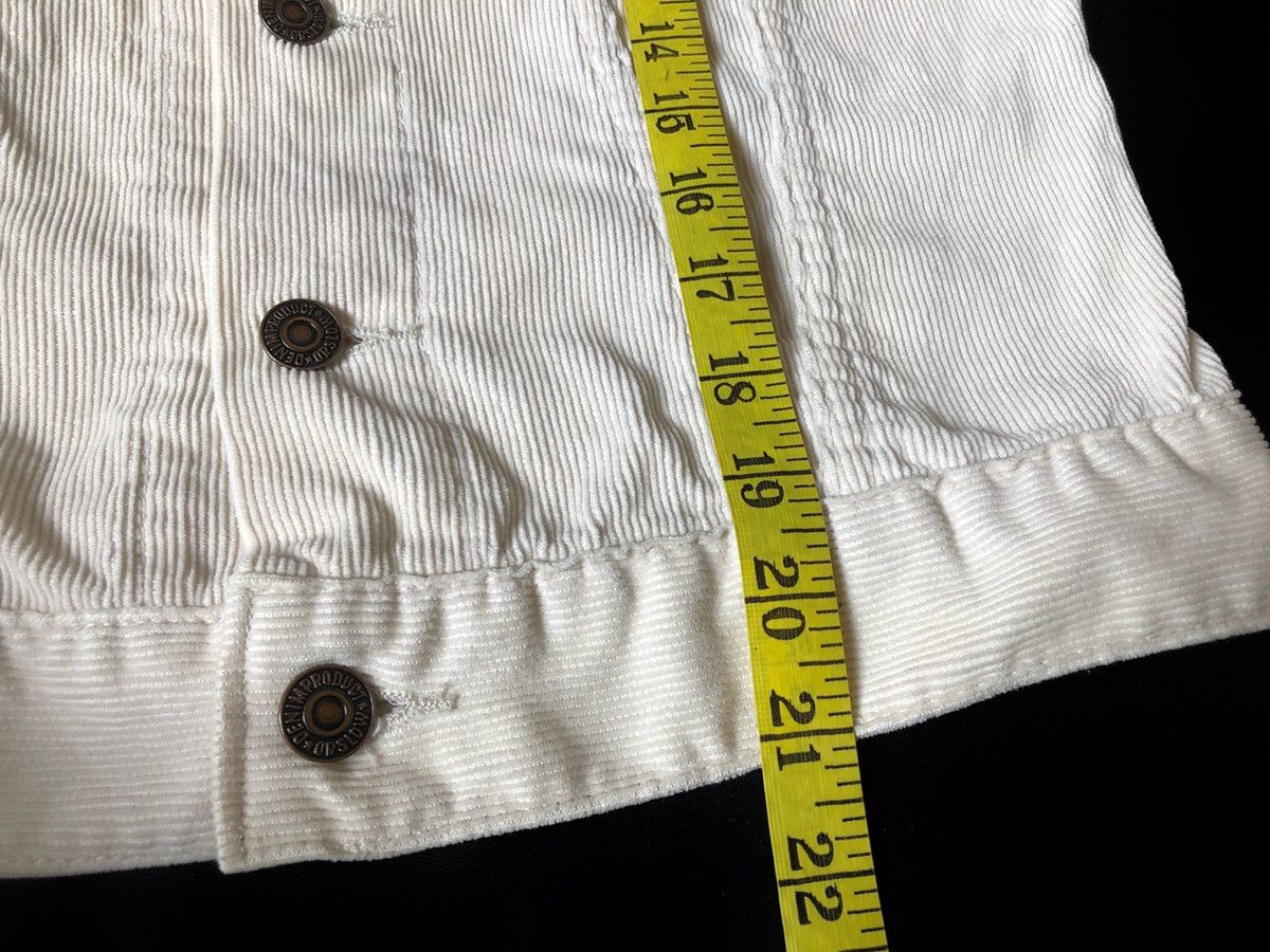 Orslow Orslow White Corduroy Denim Jacket Size US XS / EU 42 / 0 - 11 Thumbnail