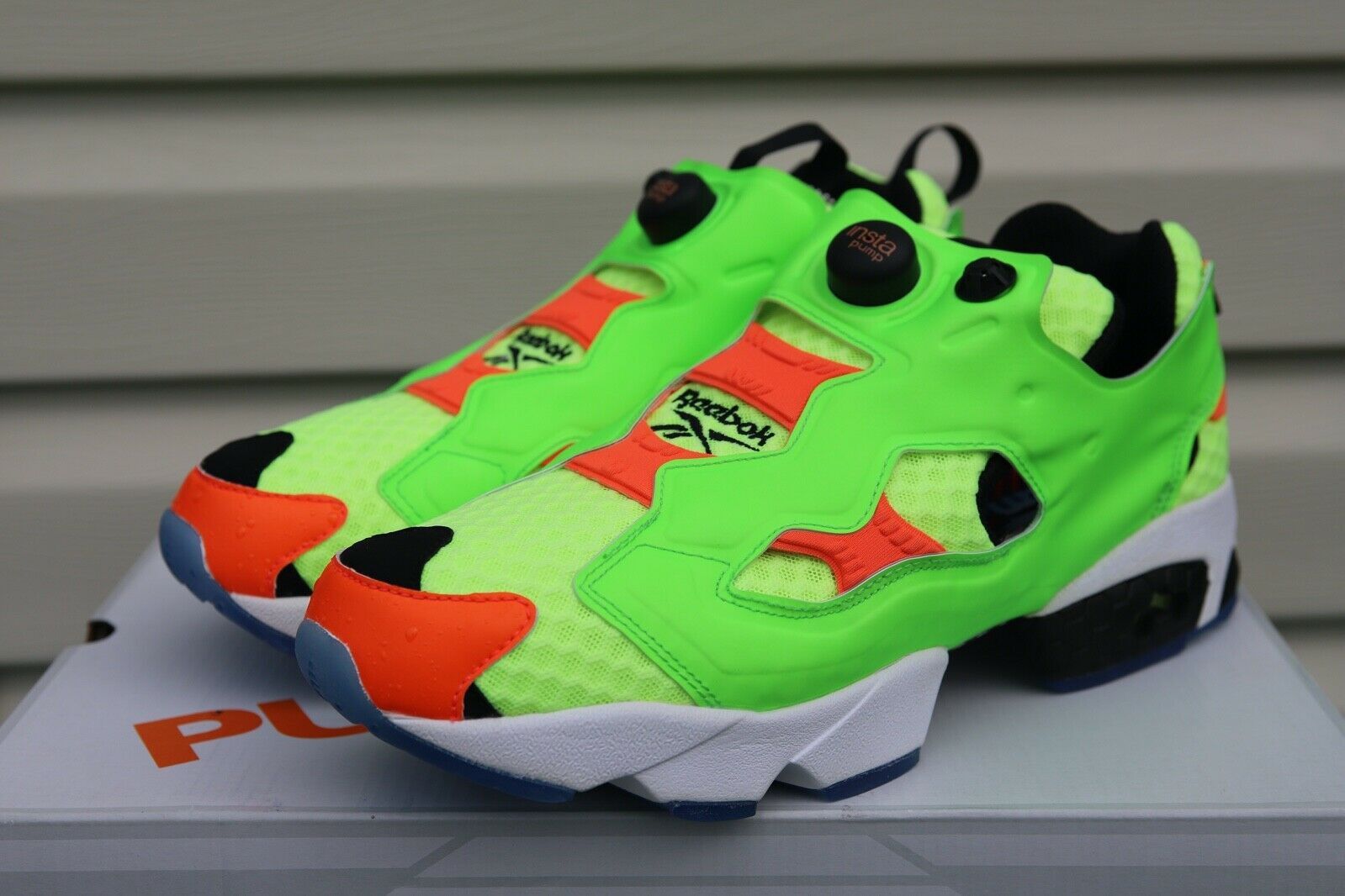 Reebok pump fury green clearance