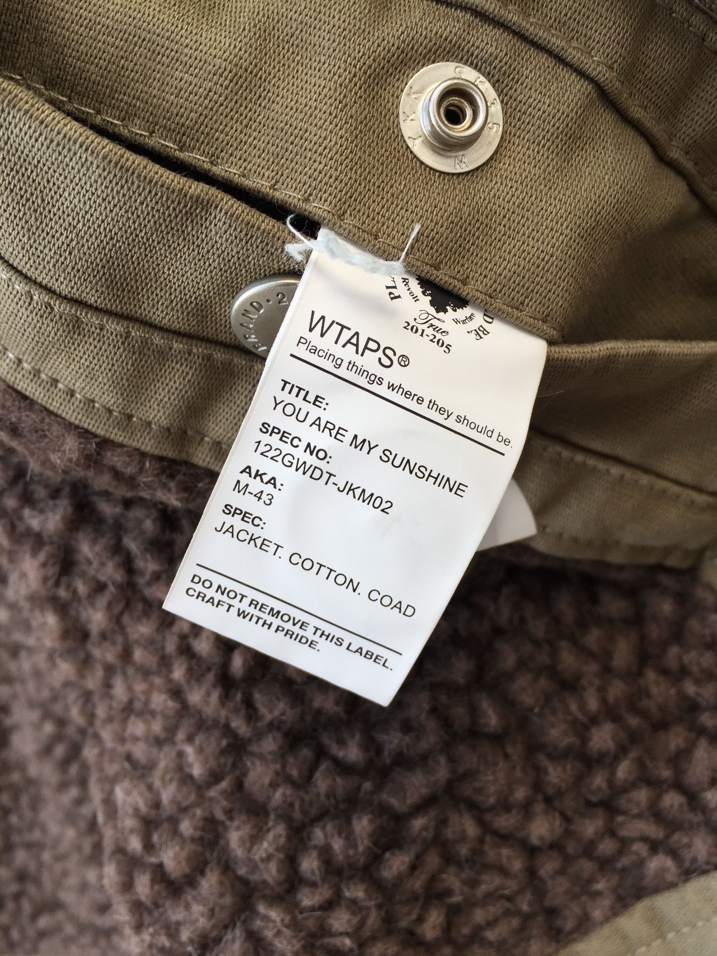 Wtaps 12AW M-43 Deck Jacket | Grailed 
