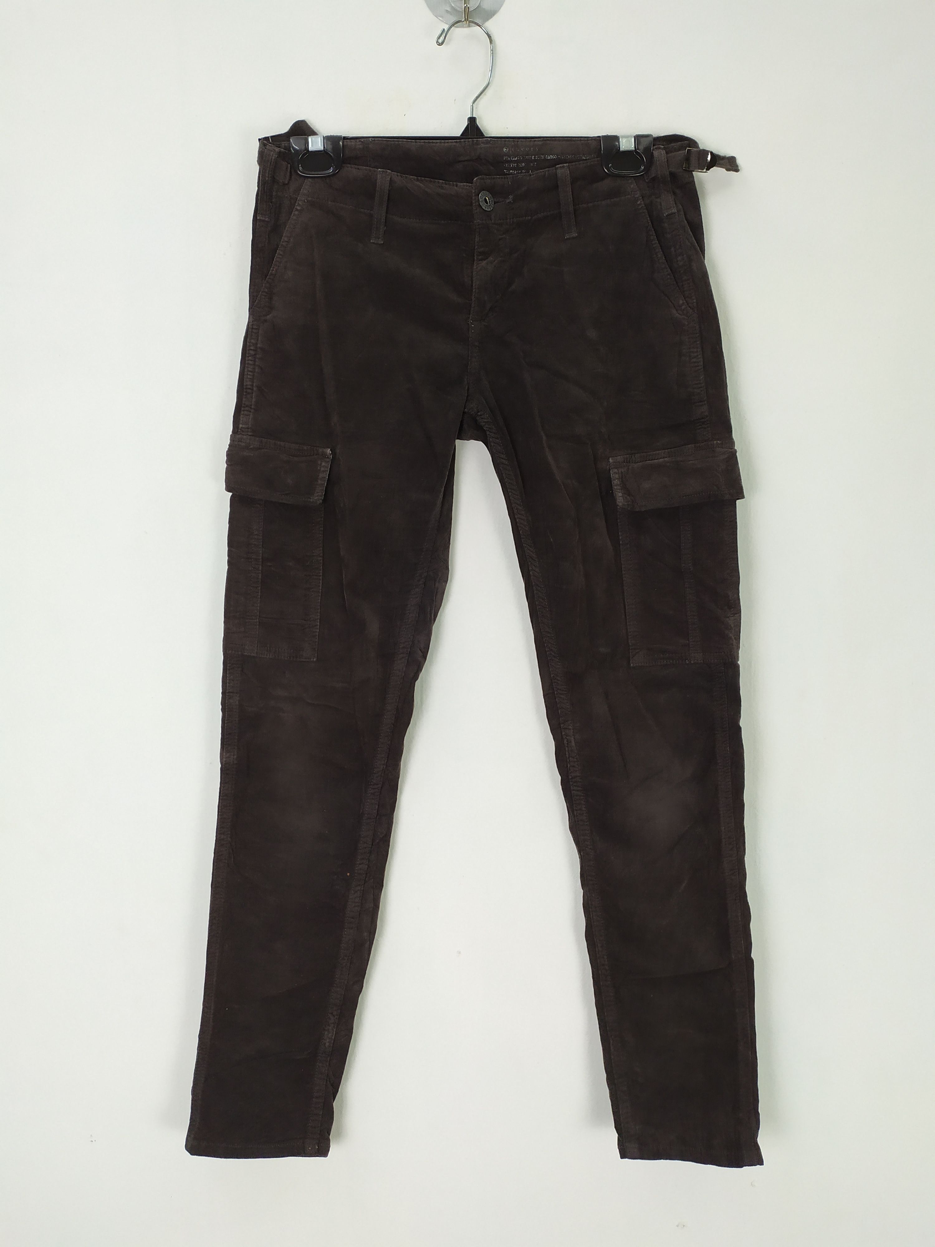 AG Adriano Goldschmied Dark Brown Skinny Cargo Pants waist 28 Size US 28 / EU 44 - 1 Thumbnail