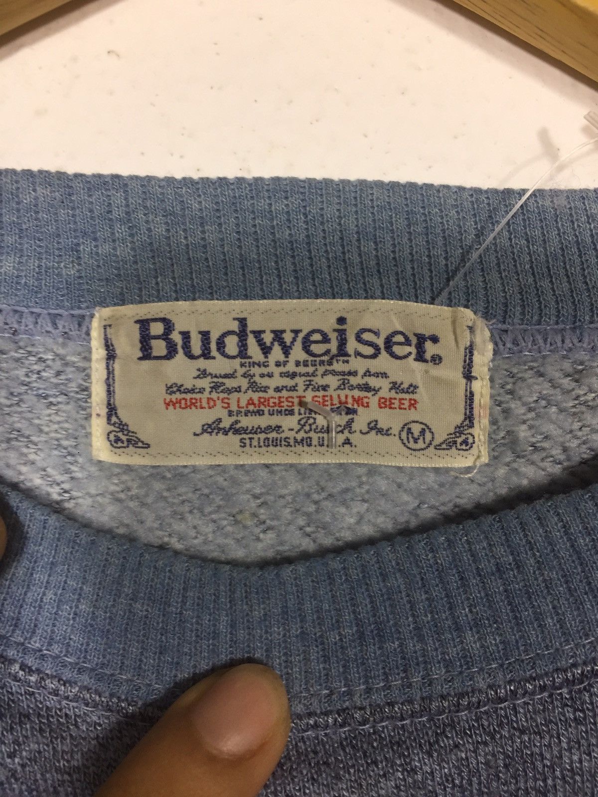 Vintage SWEATSHIRT BUDWEISER Size US L / EU 52-54 / 3 - 3 Thumbnail