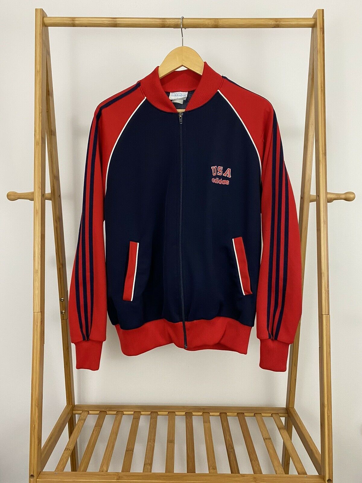 Veste Bomber Vintage Adidas Firebird - Coupe Firebird, Taille L, Deadstock BNWT