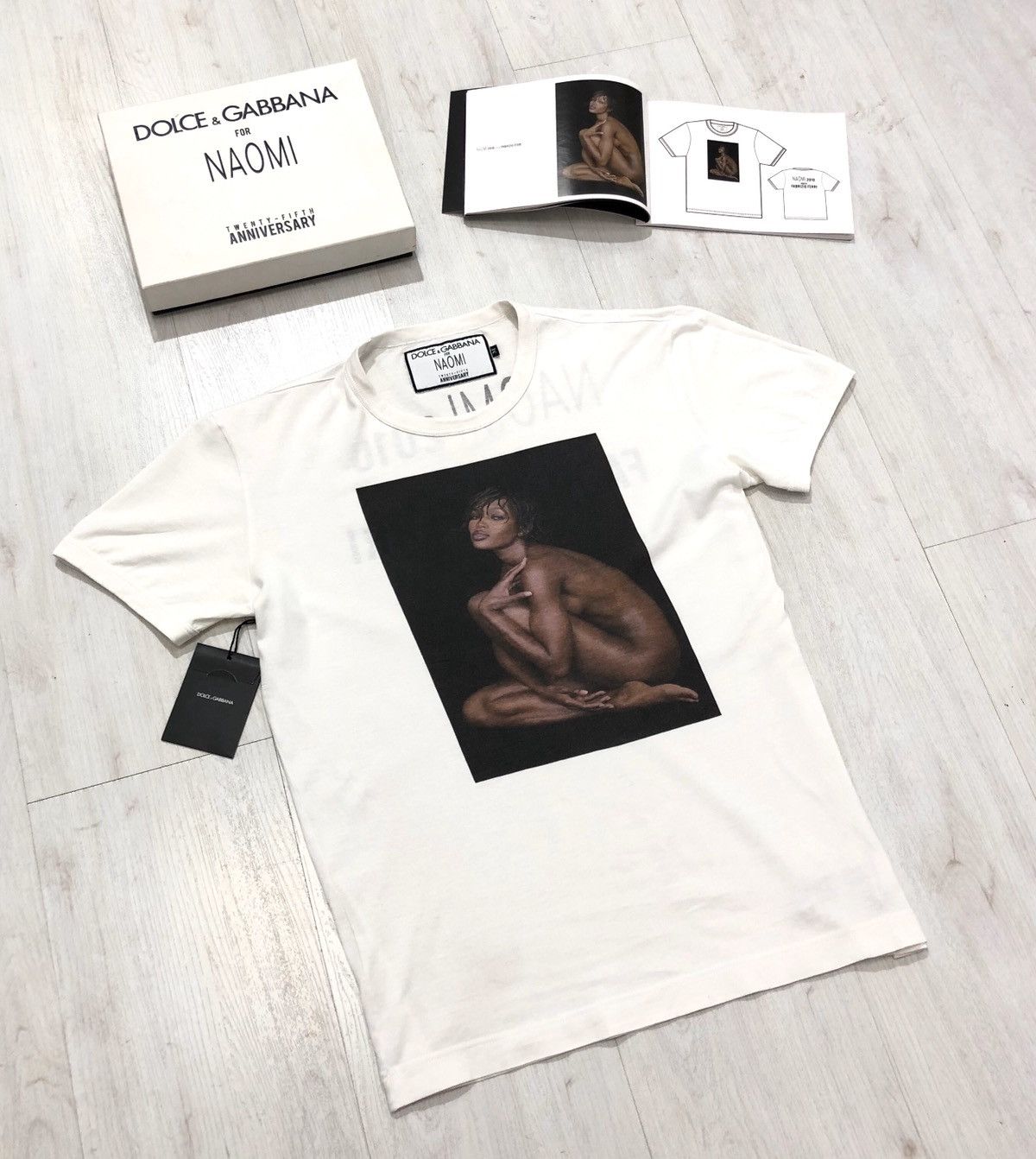 Dolce & Gabbana Dolce Gabbana NAOMI CAMPBELL T-Shirt 25th