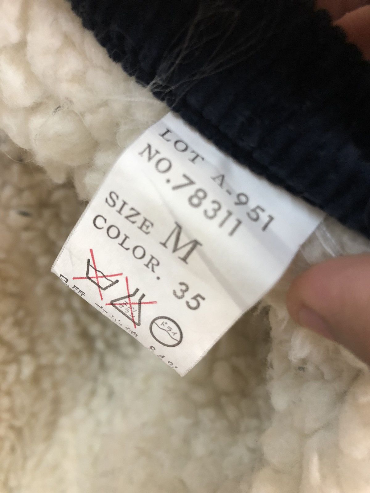 45rpm 🔥BLUE WAY JAPAN CORDUROY SHEARLING JACKET Size US M / EU 48-50 / 2 - 14 Thumbnail