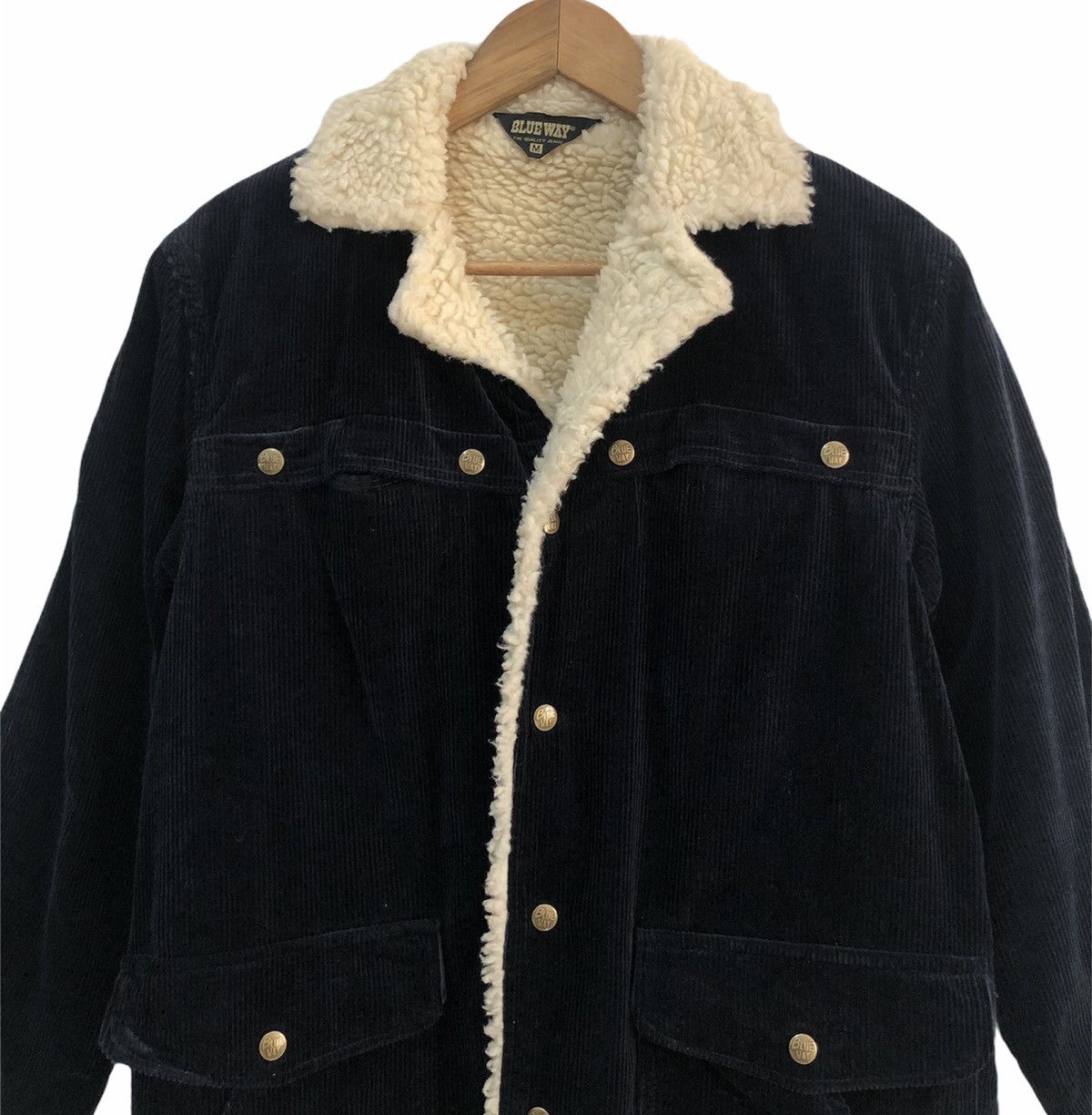 45rpm 🔥BLUE WAY JAPAN CORDUROY SHEARLING JACKET Size US M / EU 48-50 / 2 - 2 Thumbnail