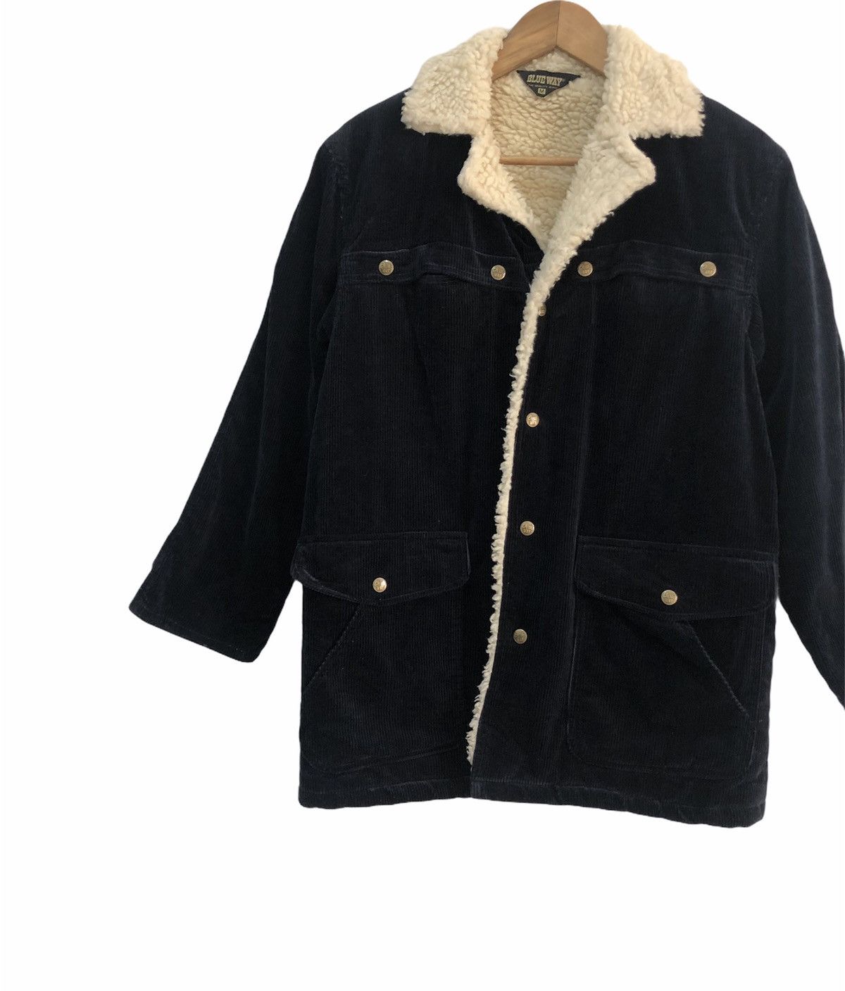 45rpm 🔥BLUE WAY JAPAN CORDUROY SHEARLING JACKET Size US M / EU 48-50 / 2 - 4 Thumbnail