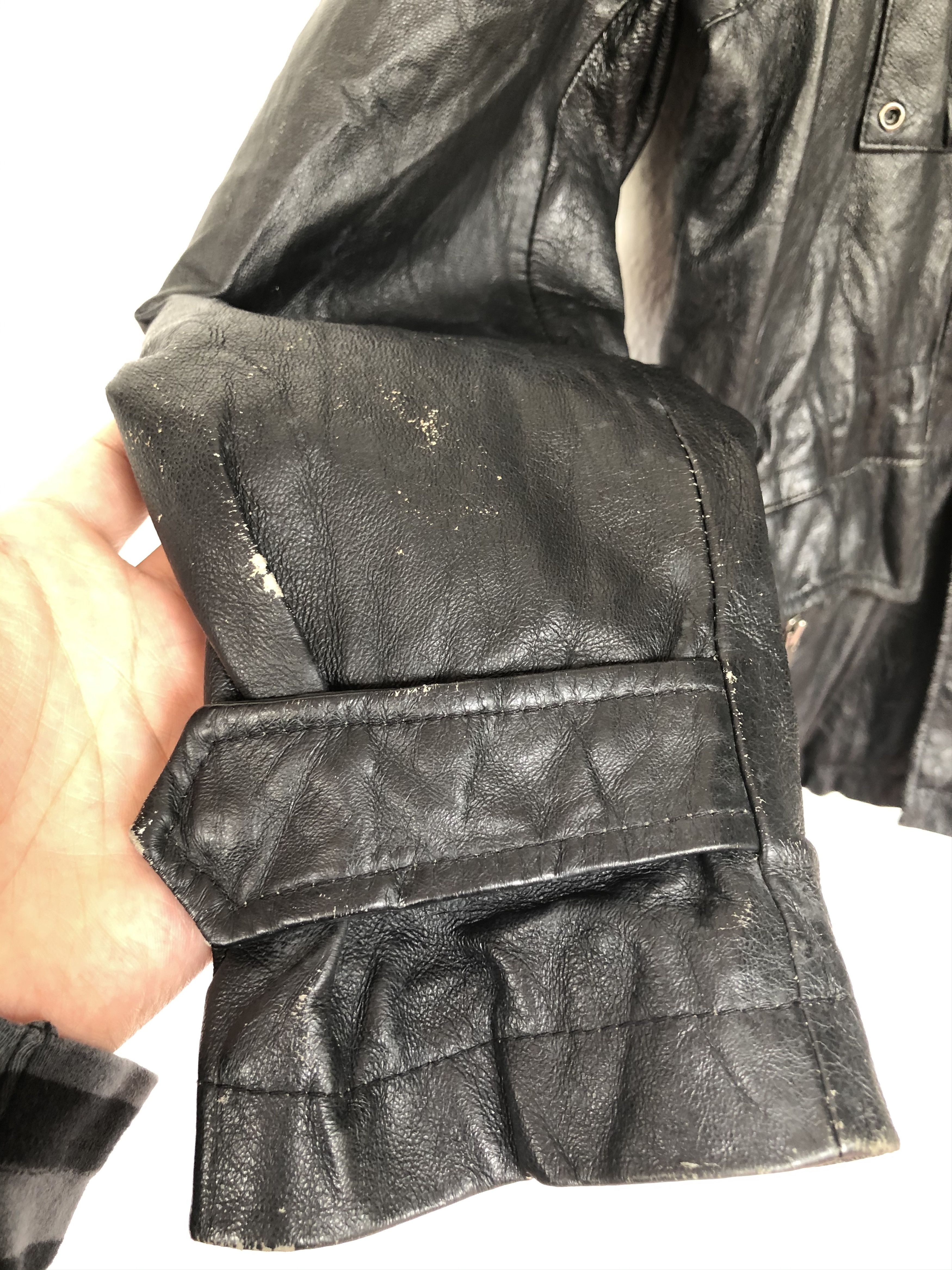 Japanese Brand × Takeo Kikuchi × Vintage VINTAGE TAKEO KIKUCHI PU LEATHER HOODED JACKET Size US S / EU 44-46 / 1 - 5 Thumbnail