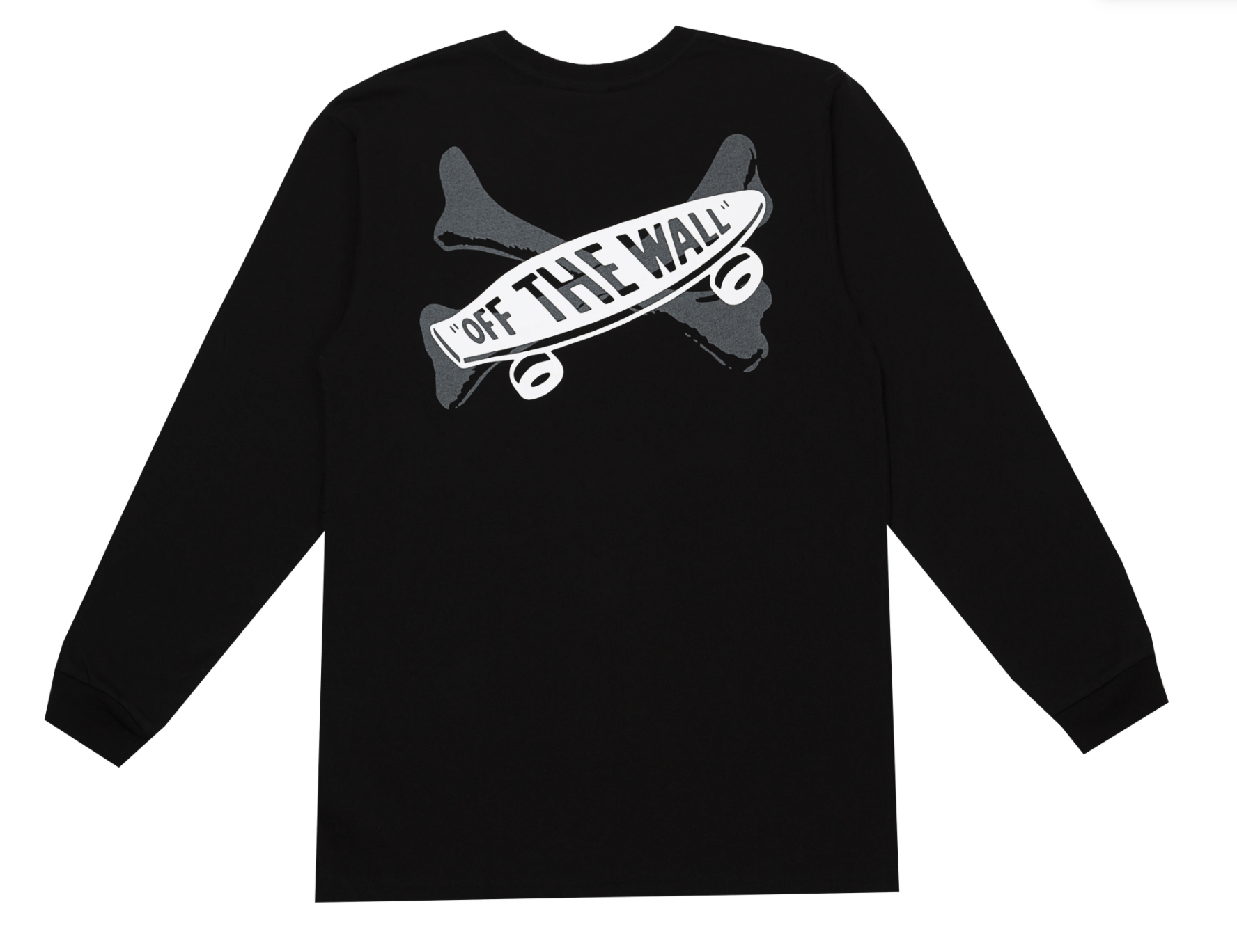 VANS X WTAPS SS LONG SLEEVE TEE BLACK SIZE L