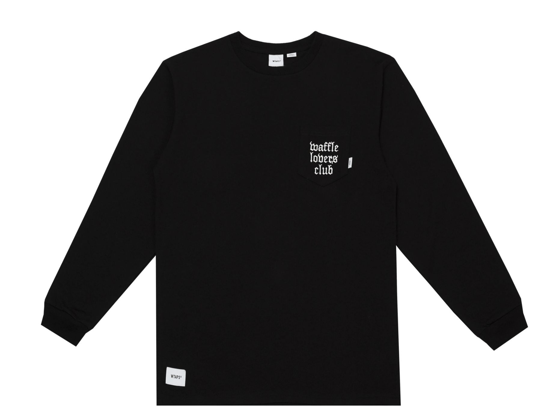 VANS X WTAPS SS LONG SLEEVE TEE BLACK SIZE L