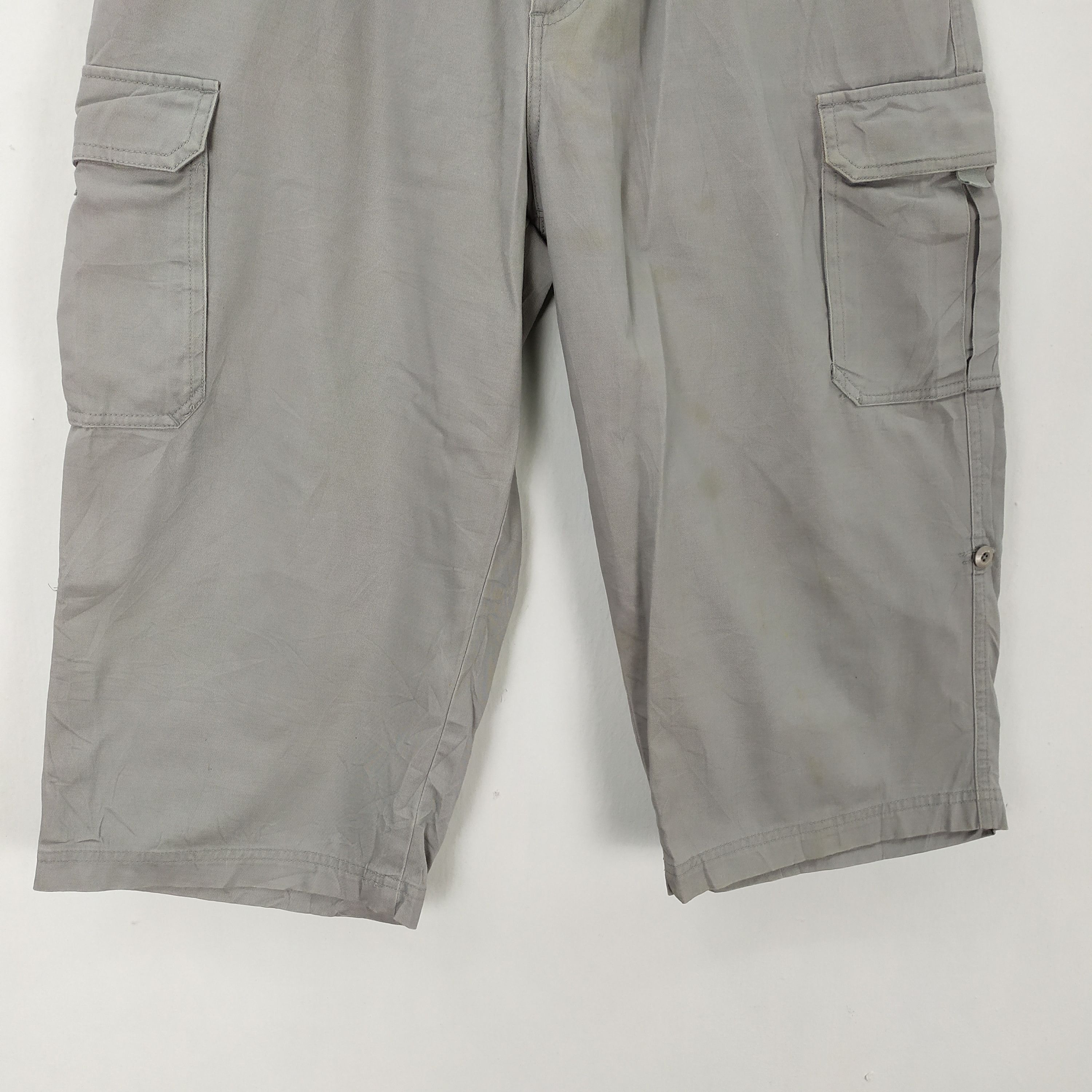 Japanese Brand G.U Cropped / Short Cargo Pants Size US 32 / EU 48 - 3 Thumbnail