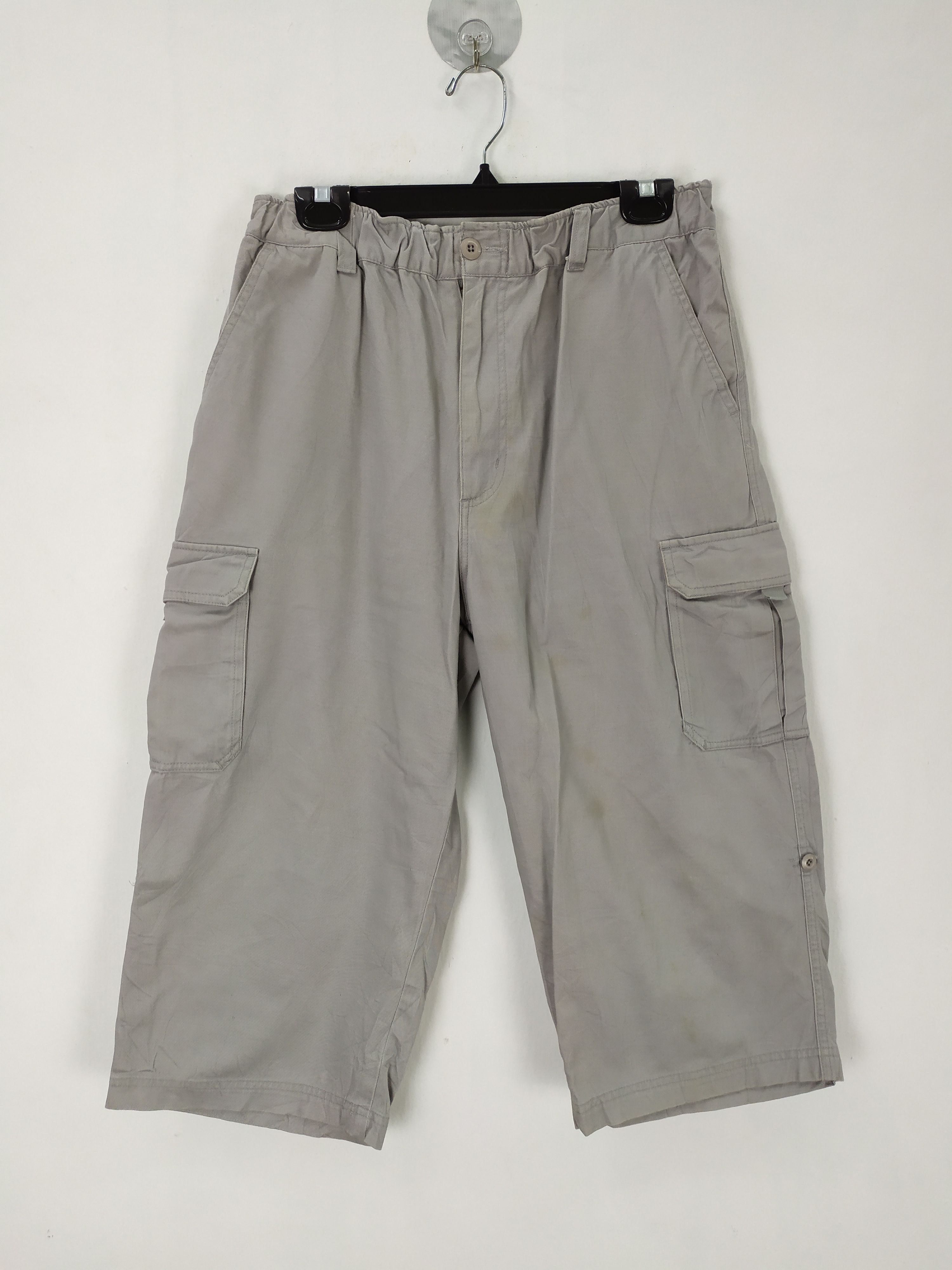 Japanese Brand G.U Cropped / Short Cargo Pants Size US 32 / EU 48 - 1 Thumbnail