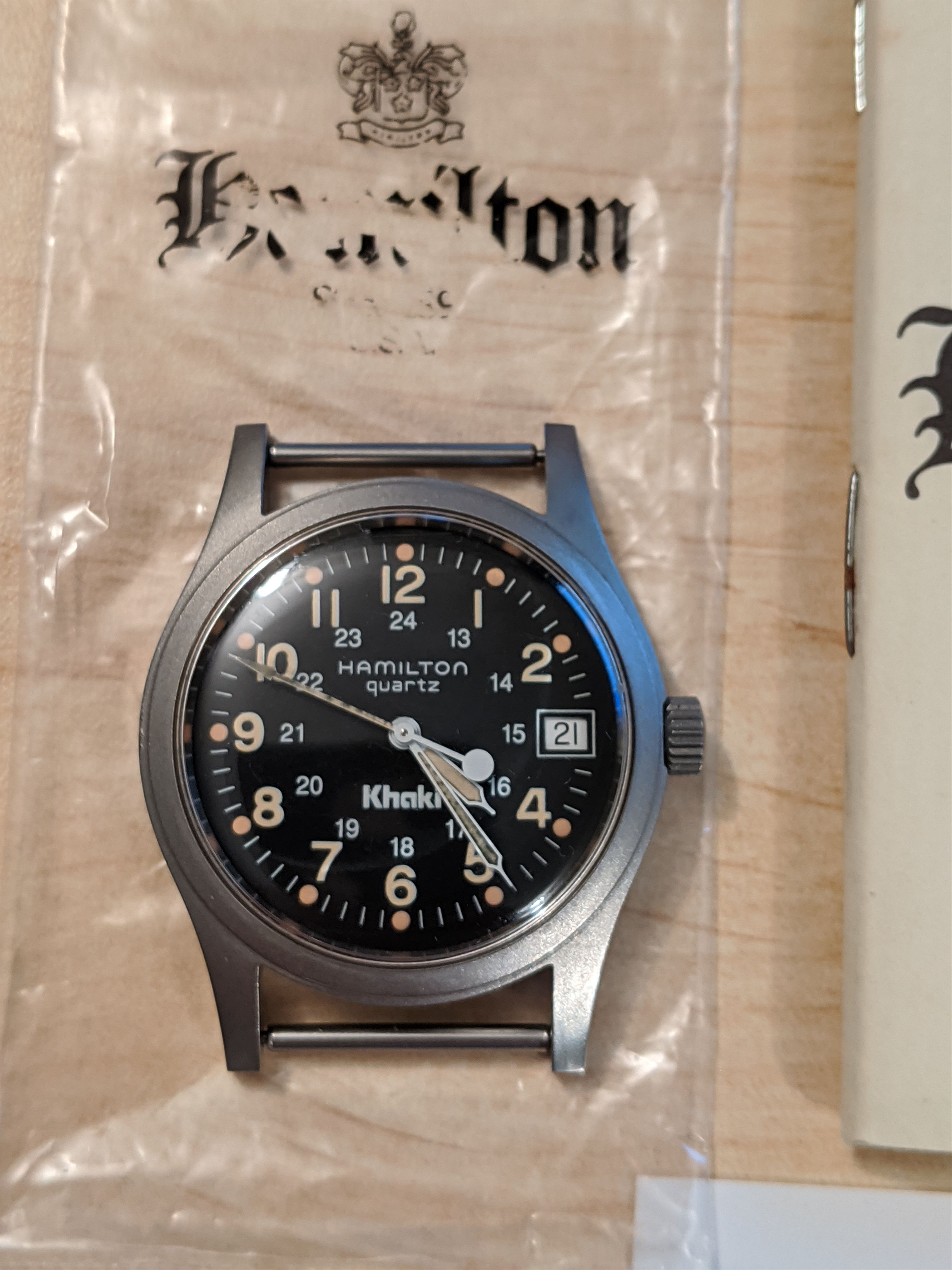Bape BAPE X Hamilton Khaki Quartz Vintage Watch 9797 | Grailed