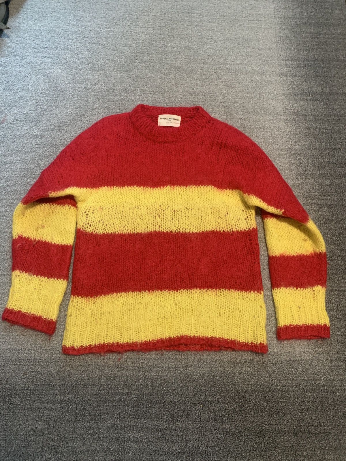 General Research 1998 Striped Mohair Sweater