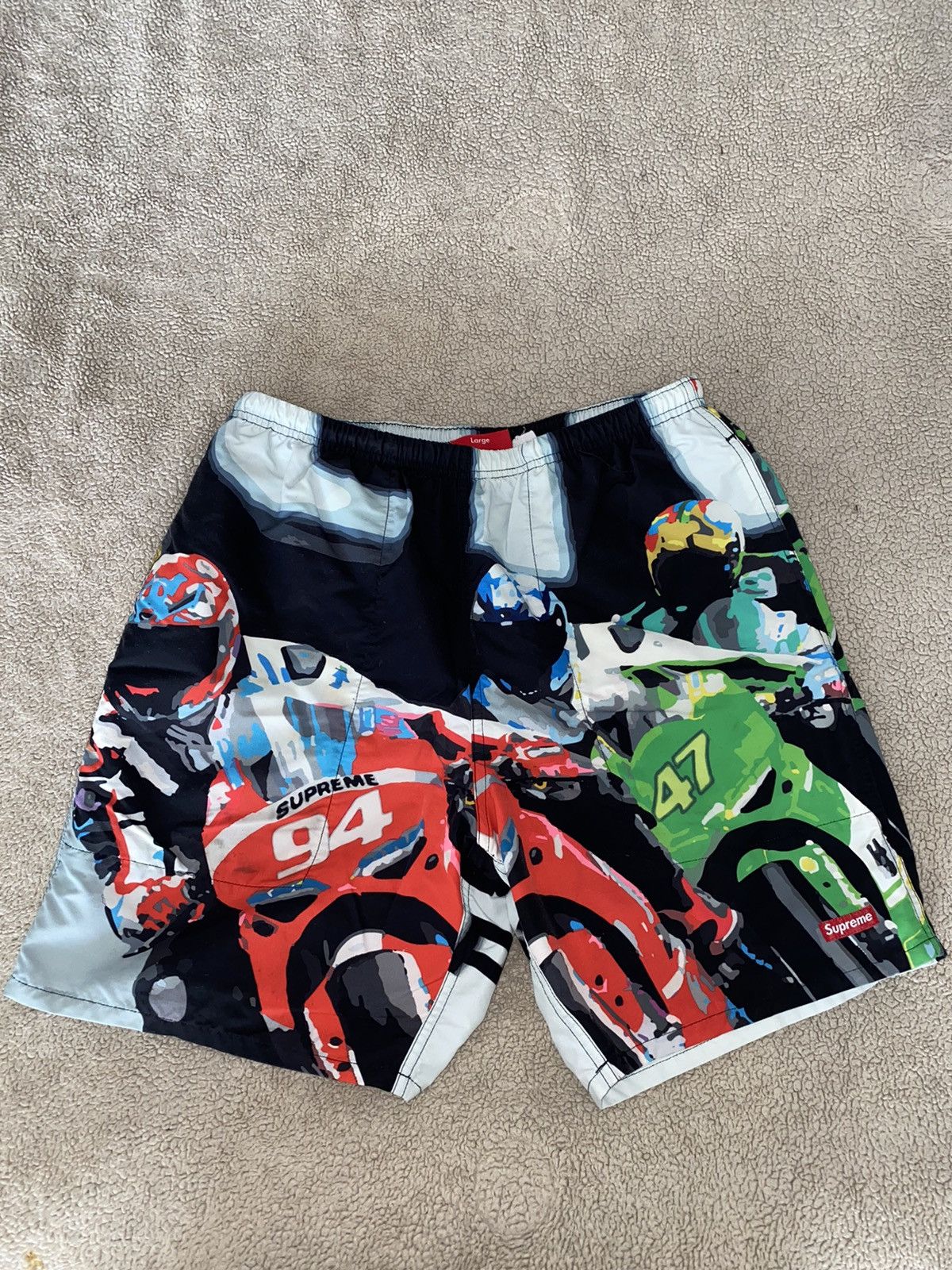 Supreme Supreme Racing Water Shorts L | Grailed