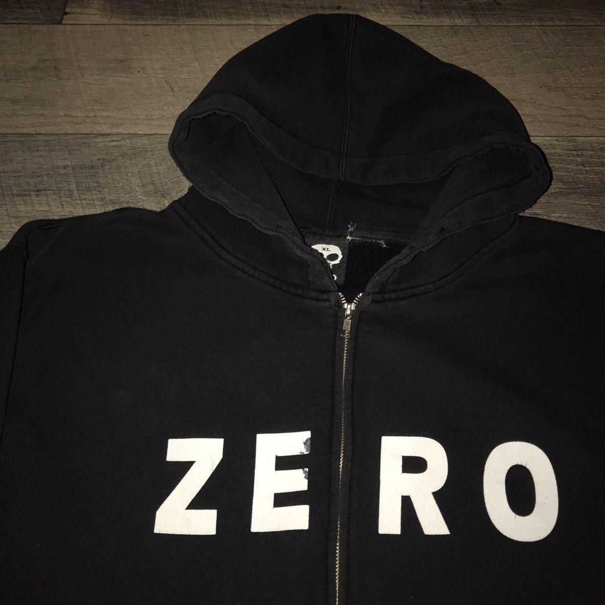 Vintage Zero Skate Zip Up Hoodie Size US XL / EU 56 / 4 - 4 Thumbnail