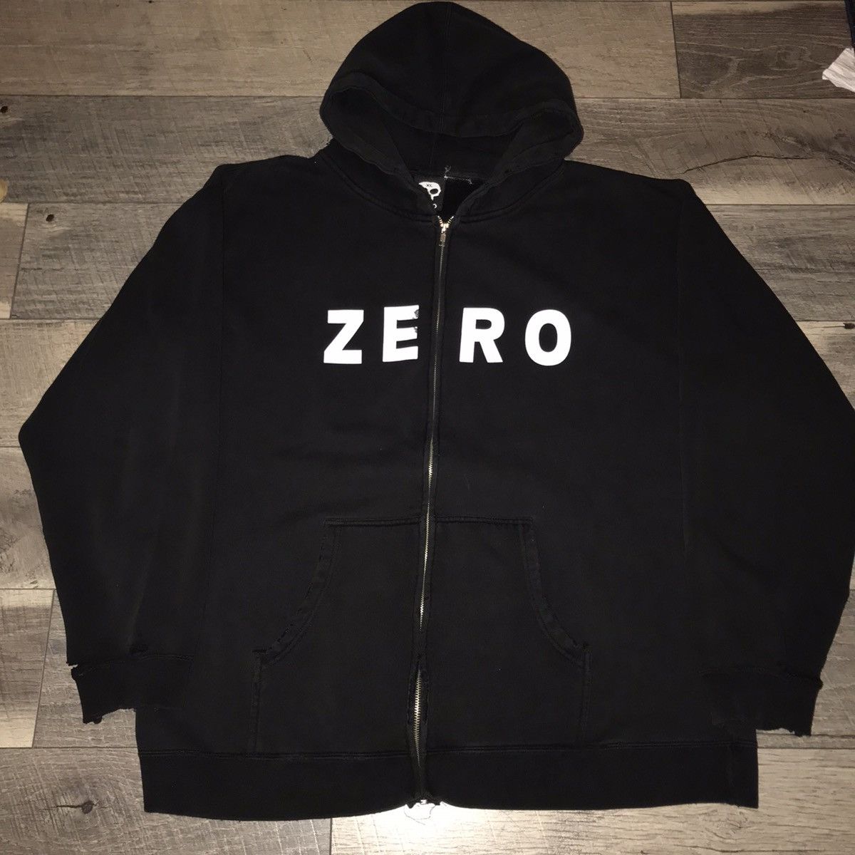 Vintage Zero Skate Zip Up Hoodie Size US XL / EU 56 / 4 - 2 Thumbnail