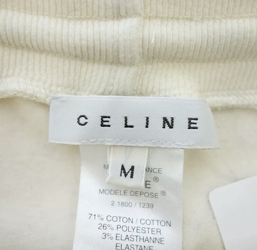 Celine Celine Cream Sweatpants sz M Size US 32 / EU 48 - 4 Thumbnail