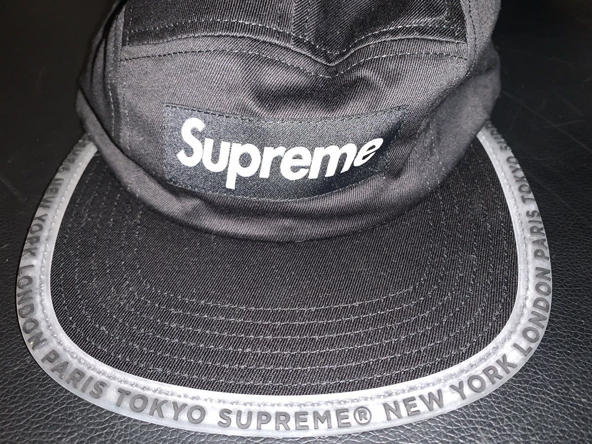 Supreme Worldwide Visor Tape Camp Cap | Grailed