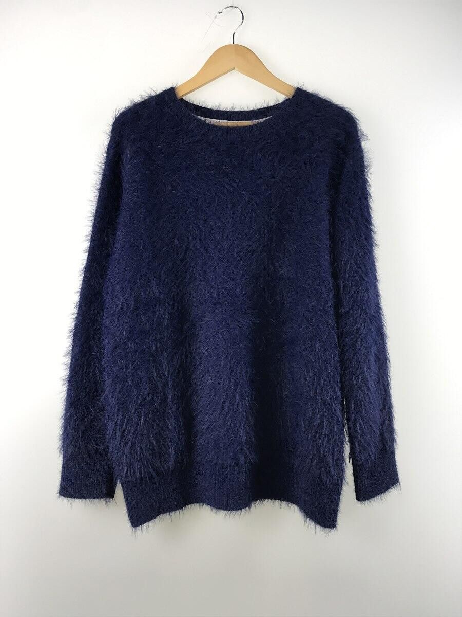 image of Number N Ine Fuzzy Sweater in Blue, Men's (Size Medium)