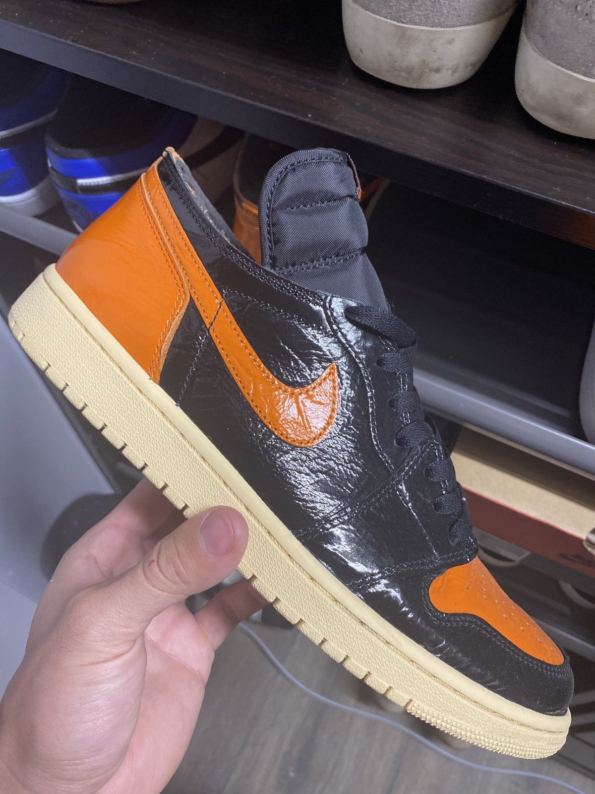 Jordan Brand Jordan 1 Retro Shattered Backboard 3.0 Custom (Chopped Low) Size US 10.5 / EU 43-44 - 1 Thumbnail