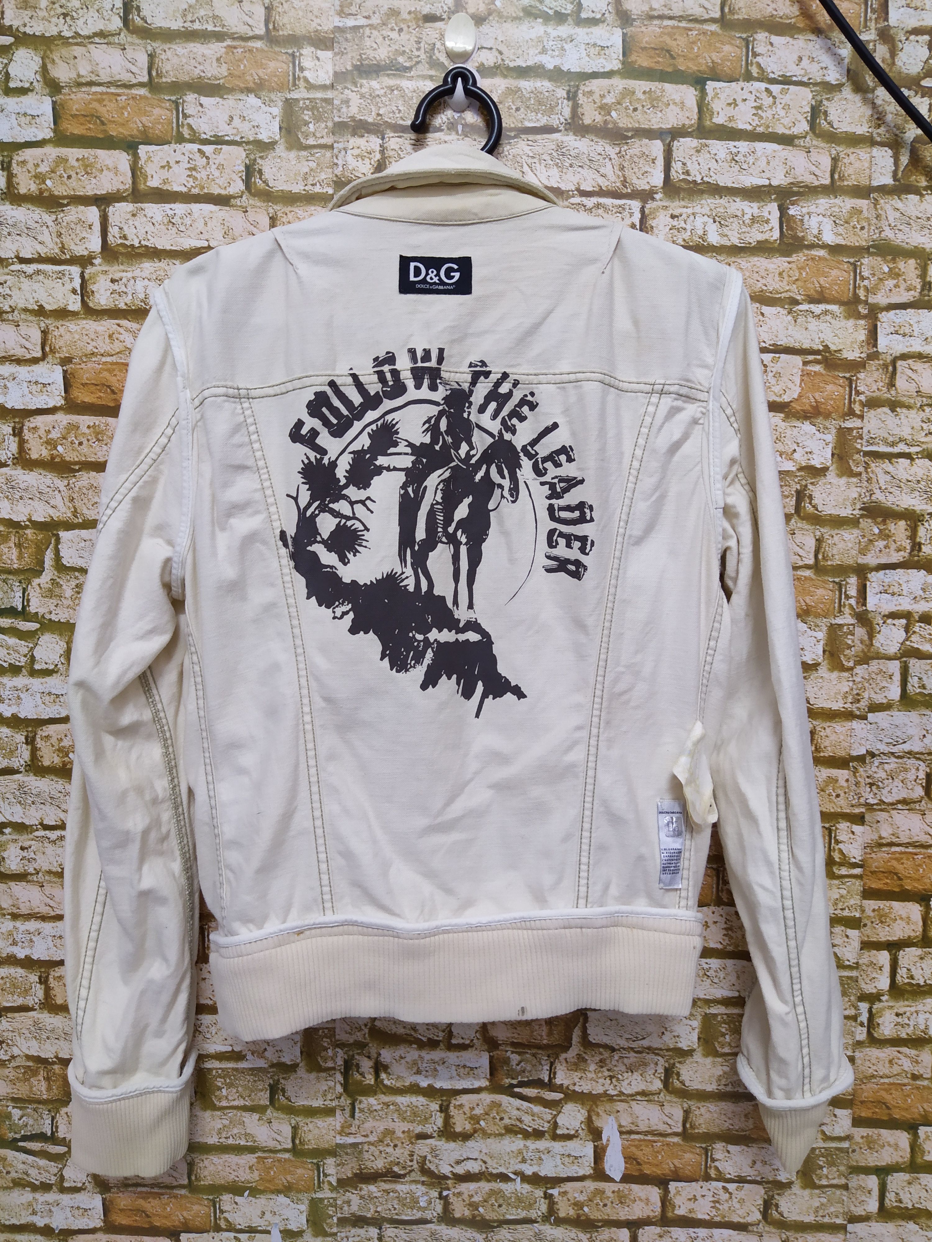 D&G DOLCE GABBANA SELVEDGE DISTRESSED DIRT JACKET (B610)