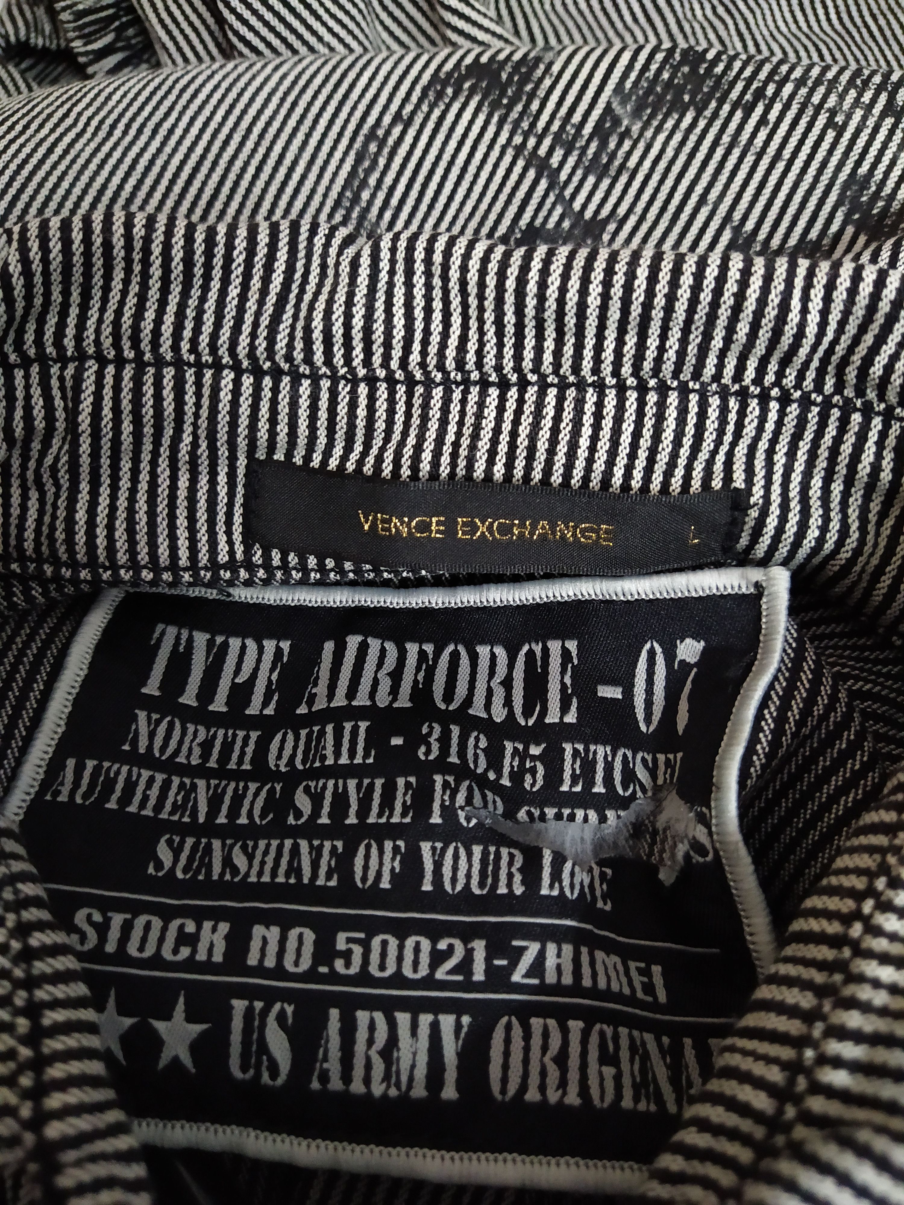 Designer × Japanese Brand VENCE EXCHANGE HICKORY SKULL COVERALLS 3Q BOTTOM (B612) Size US 38 / EU 54 - 12 Thumbnail