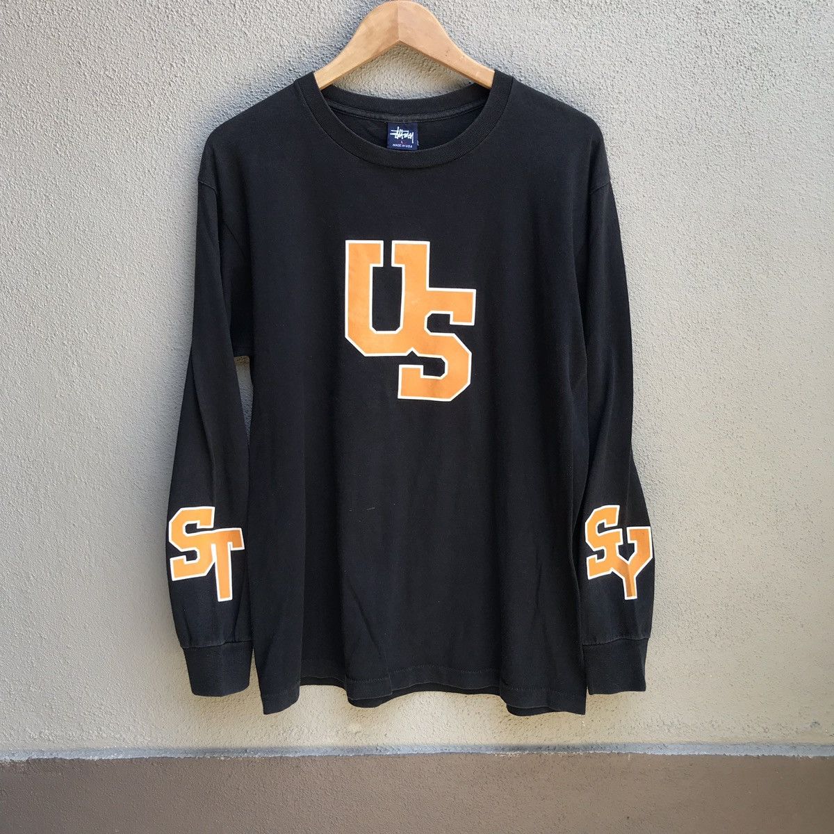 Vintage STUSSY Usa spellout tee longsleeves