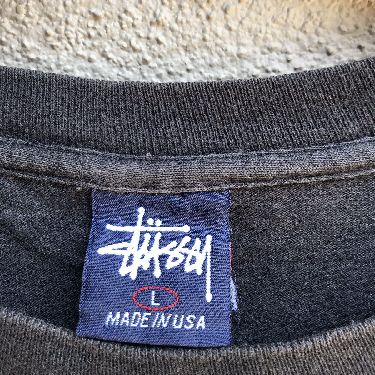 Stussy Vintage STUSSY Usa spellout tee longsleeves Size US L / EU 52-54 / 3 - 4 Thumbnail