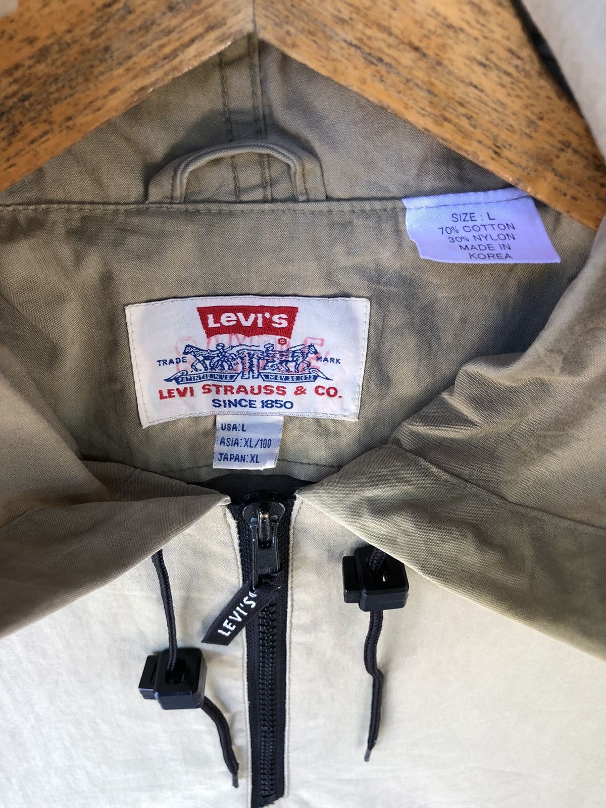 Levi's Levis Hoodie Jacket Size US L / EU 52-54 / 3 - 2 Thumbnail