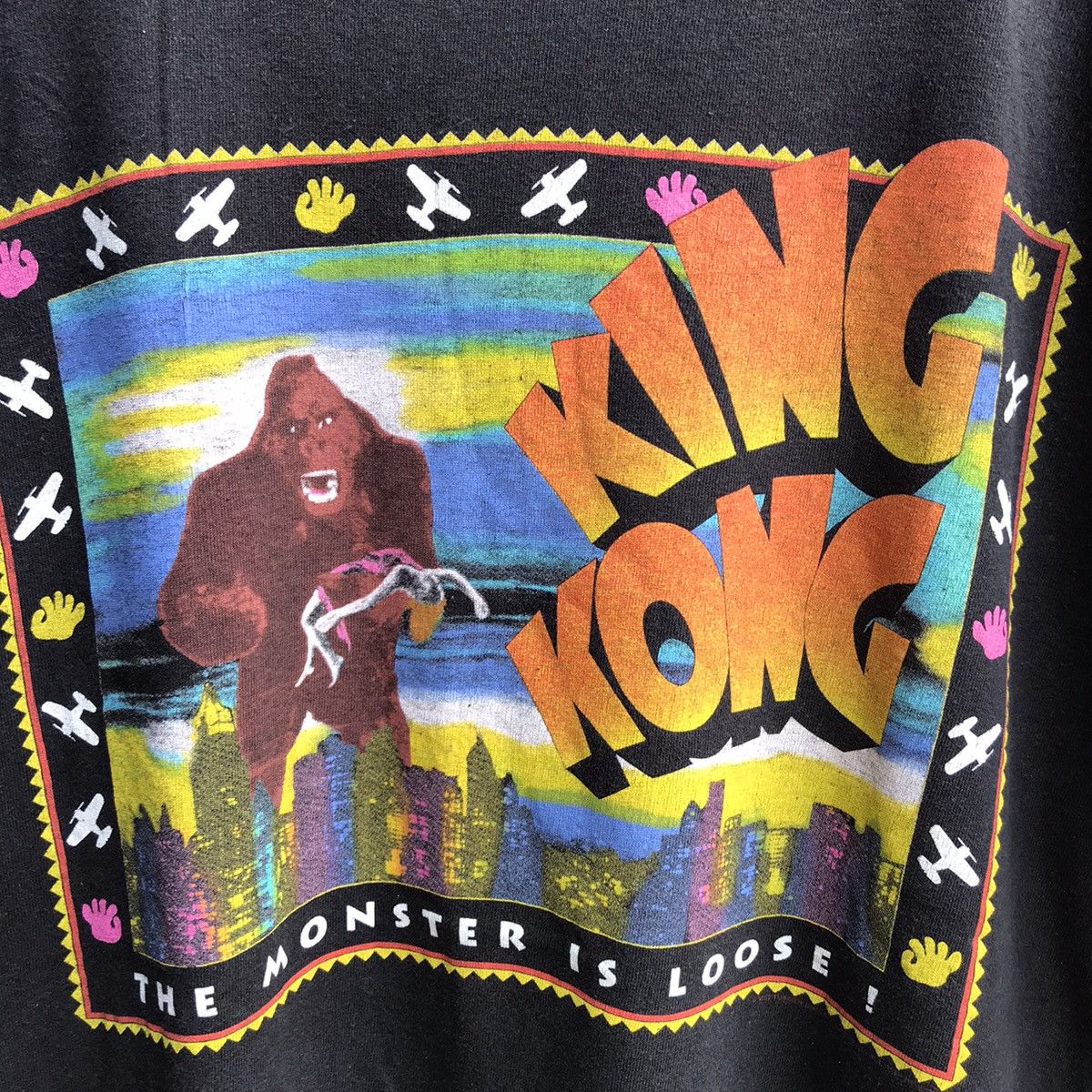 Vintage Vintage KING KONG movie tee jurassic park jumanji titanic Size US L / EU 52-54 / 3 - 3 Thumbnail