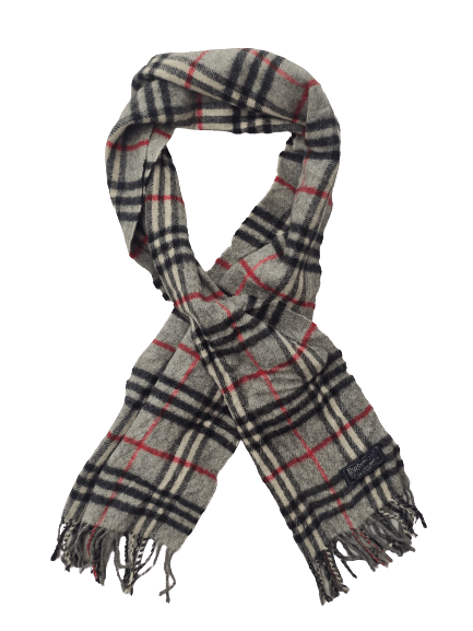 Burberry Vintage Burberry’s Scarves / Muffler Grey Plaid Size ONE SIZE - 1 Thumbnail