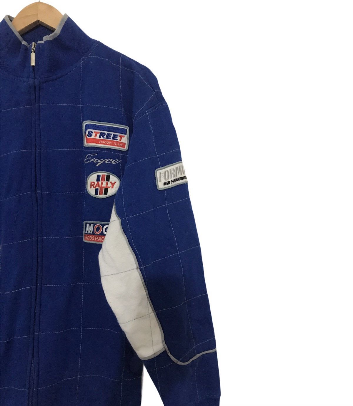 Enyce × Vintage Vintage Enyce Racing Mens Patches Jacket Size US L / EU 52-54 / 3 - 2 Thumbnail