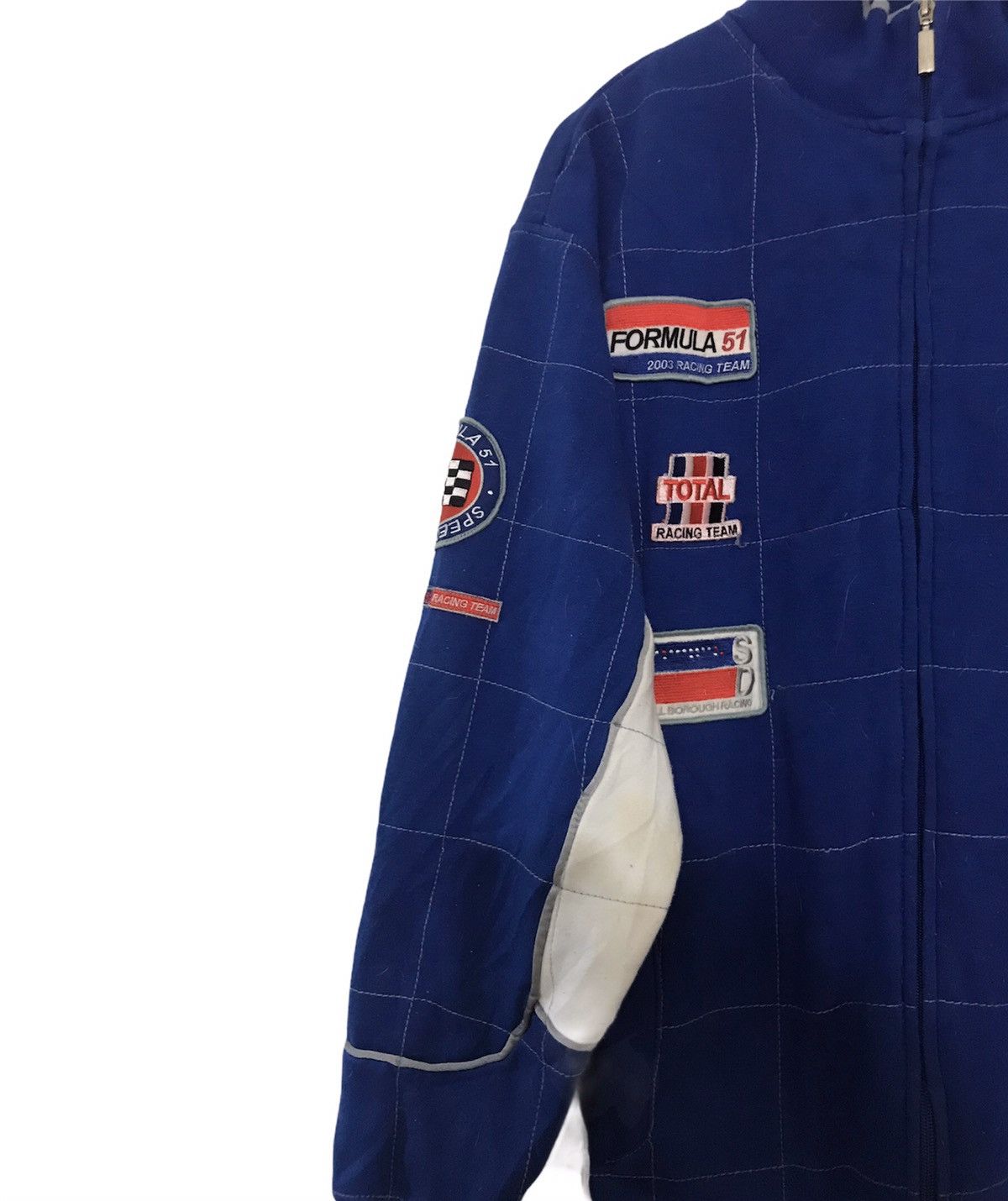 Enyce × Vintage Vintage Enyce Racing Mens Patches Jacket Size US L / EU 52-54 / 3 - 7 Thumbnail