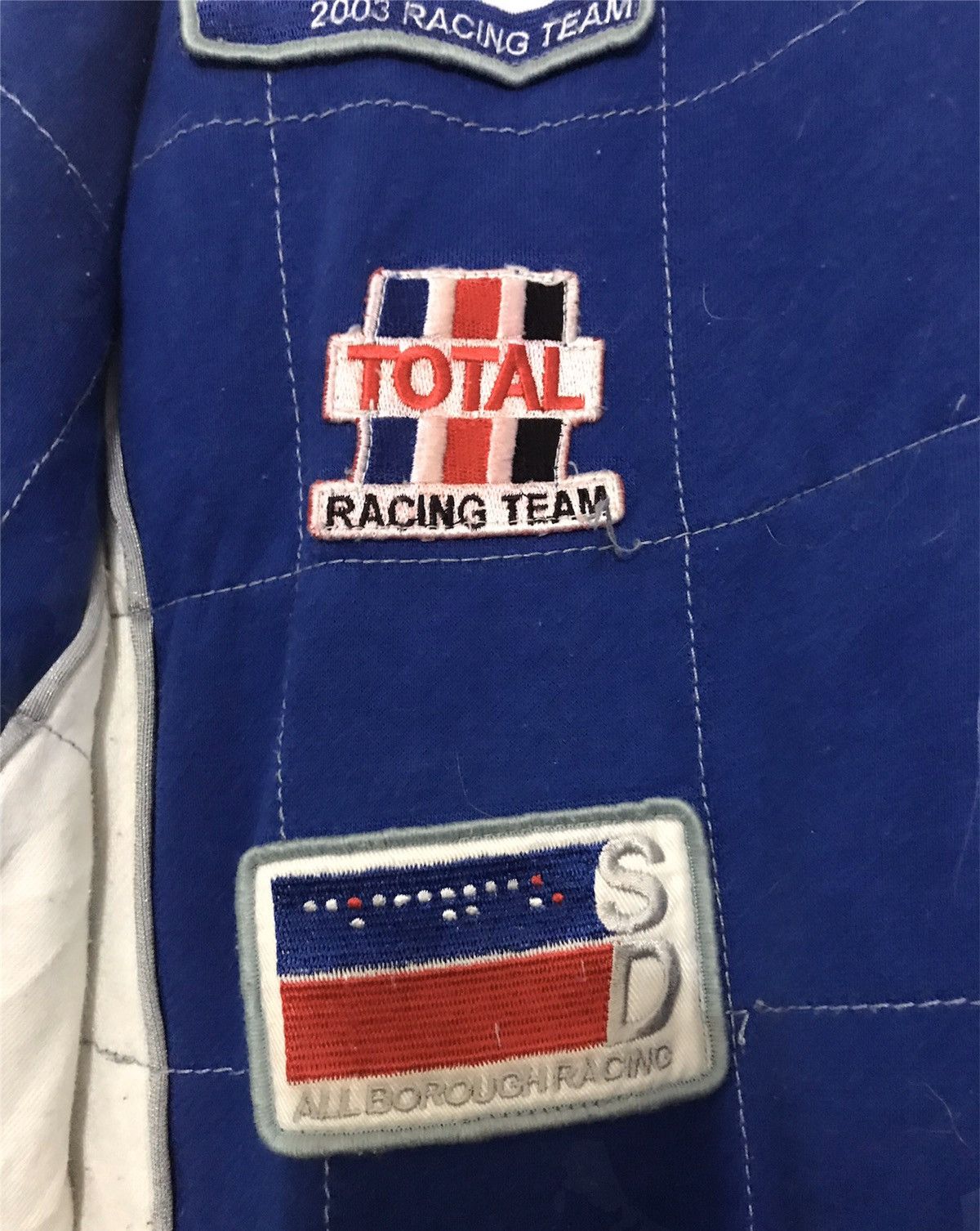 Enyce × Vintage Vintage Enyce Racing Mens Patches Jacket Size US L / EU 52-54 / 3 - 8 Thumbnail