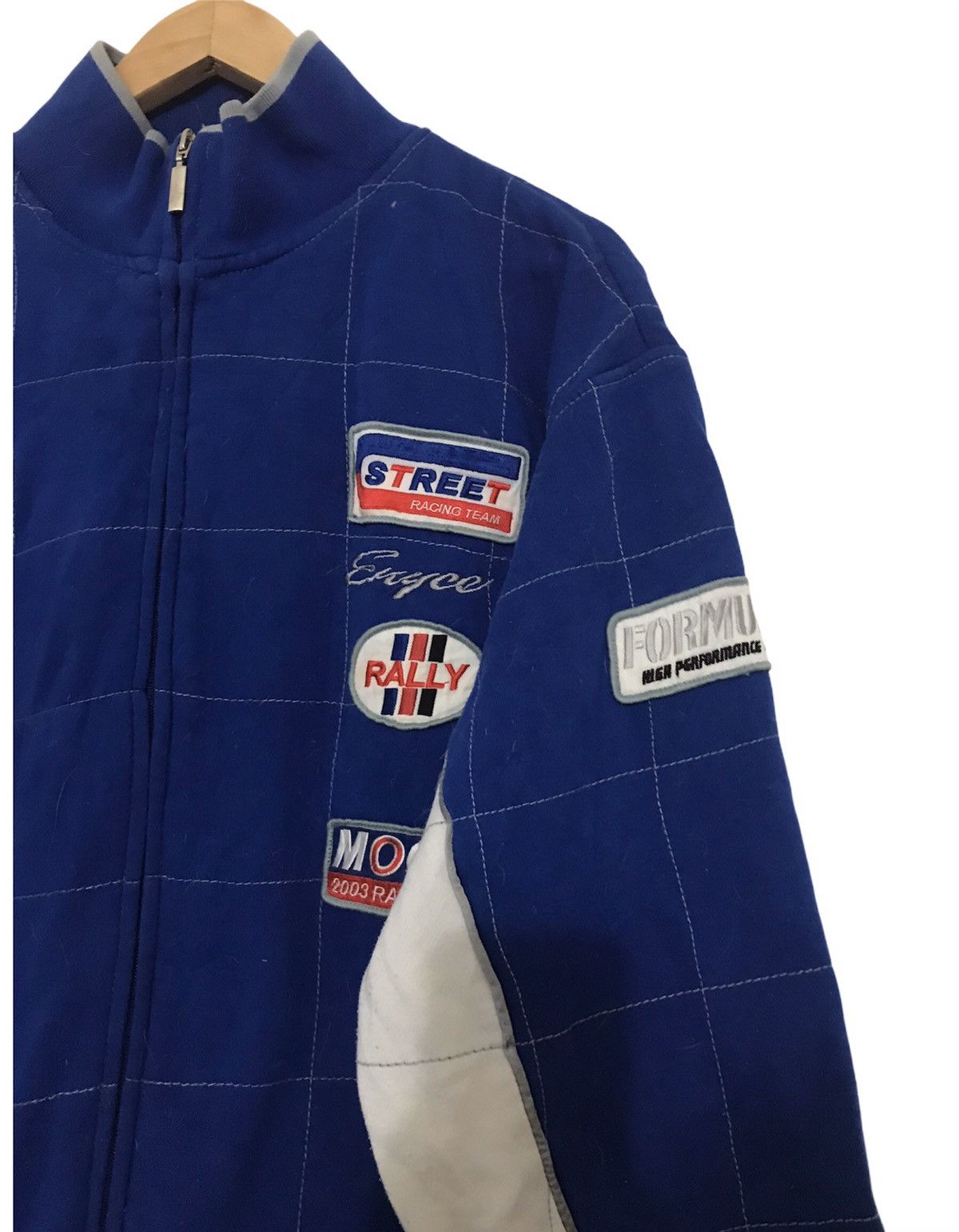 Enyce × Vintage Vintage Enyce Racing Mens Patches Jacket Size US L / EU 52-54 / 3 - 6 Thumbnail