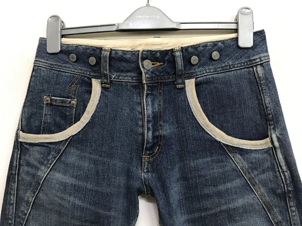 激レア Japanese label 00s suspenders Jeans SUGAR CANE 1942 model Blue Denim Overalls SC49005 | Klaxon
