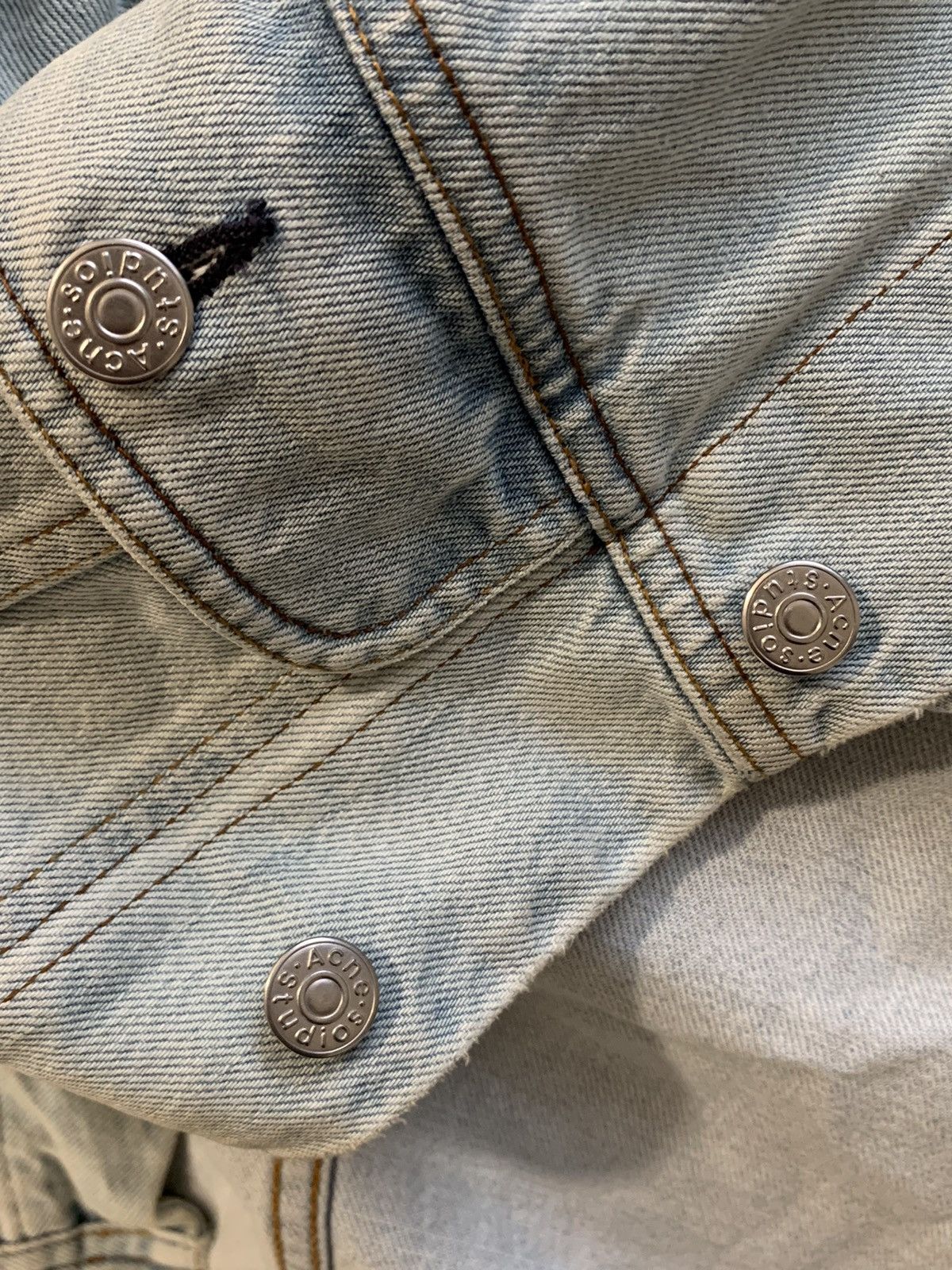Acne Studios Acne Studios Blå Konst Denim Jacket Size US S / EU 44-46 / 1 - 3 Thumbnail