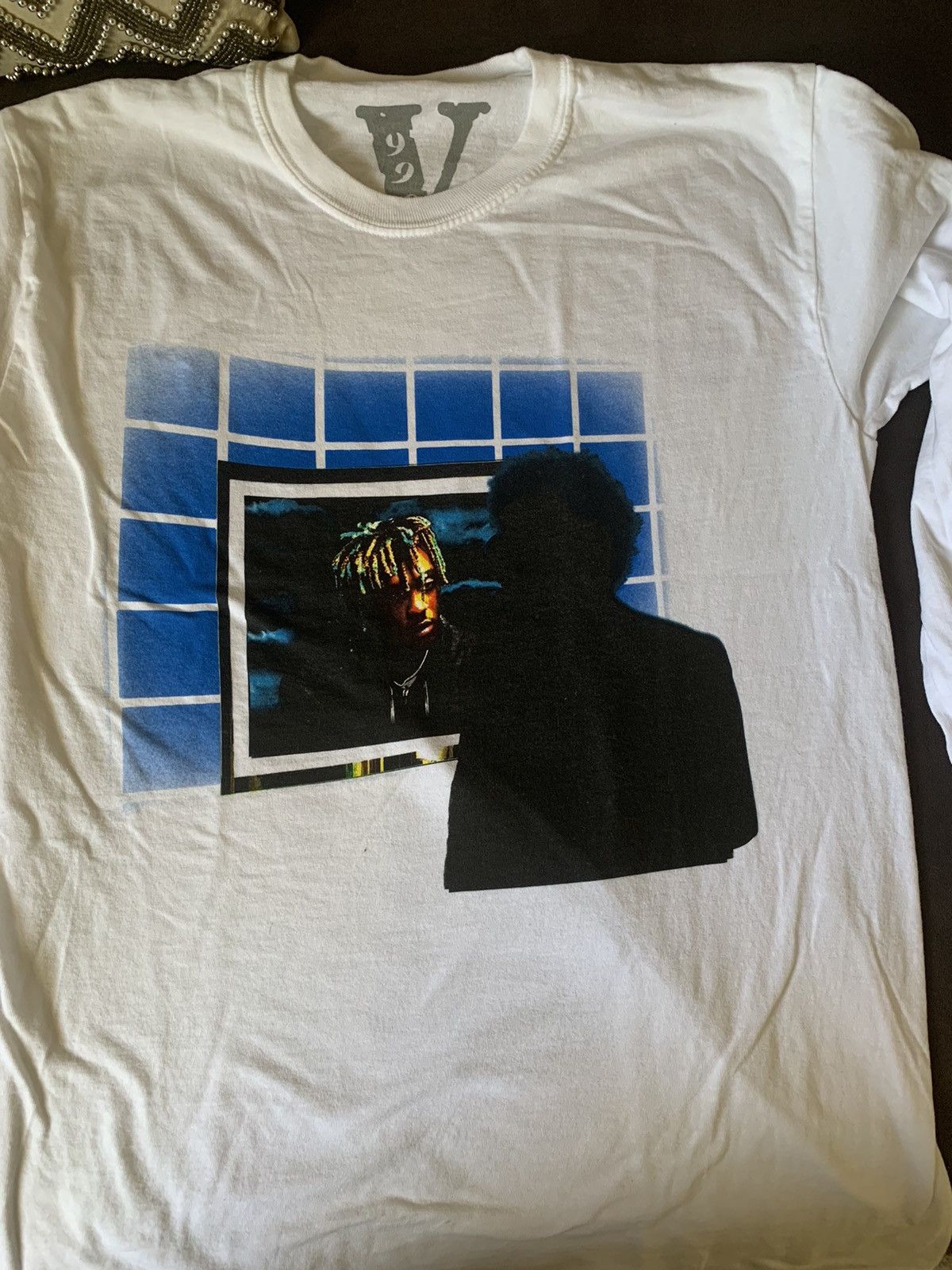 Juice Wrld x XO selling x V lone reflect long sleeved Tee Shirt Size Medium