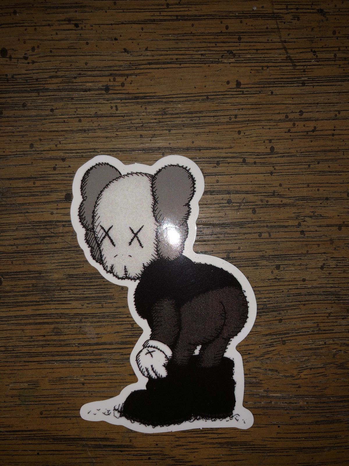 Stickers Kaws mooning sticker | Grailed