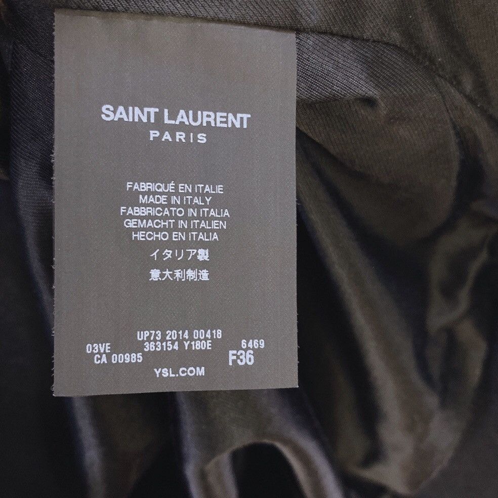 Saint Laurent Paris 14AW Red Wool Teddy Jacket Size US S / EU 44-46 / 1 - 6 Thumbnail