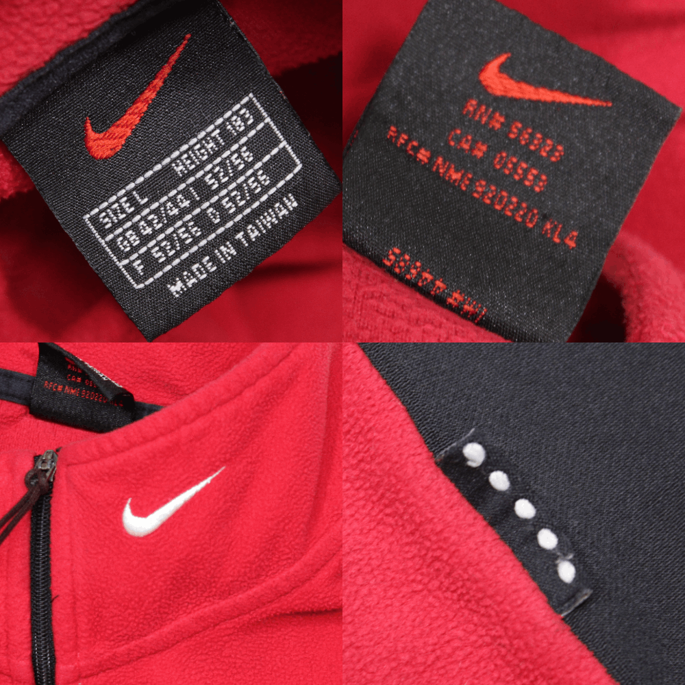 Nike 90S Swoosh Logo High Neck Fleece Size US L / EU 52-54 / 3 - 9 Thumbnail