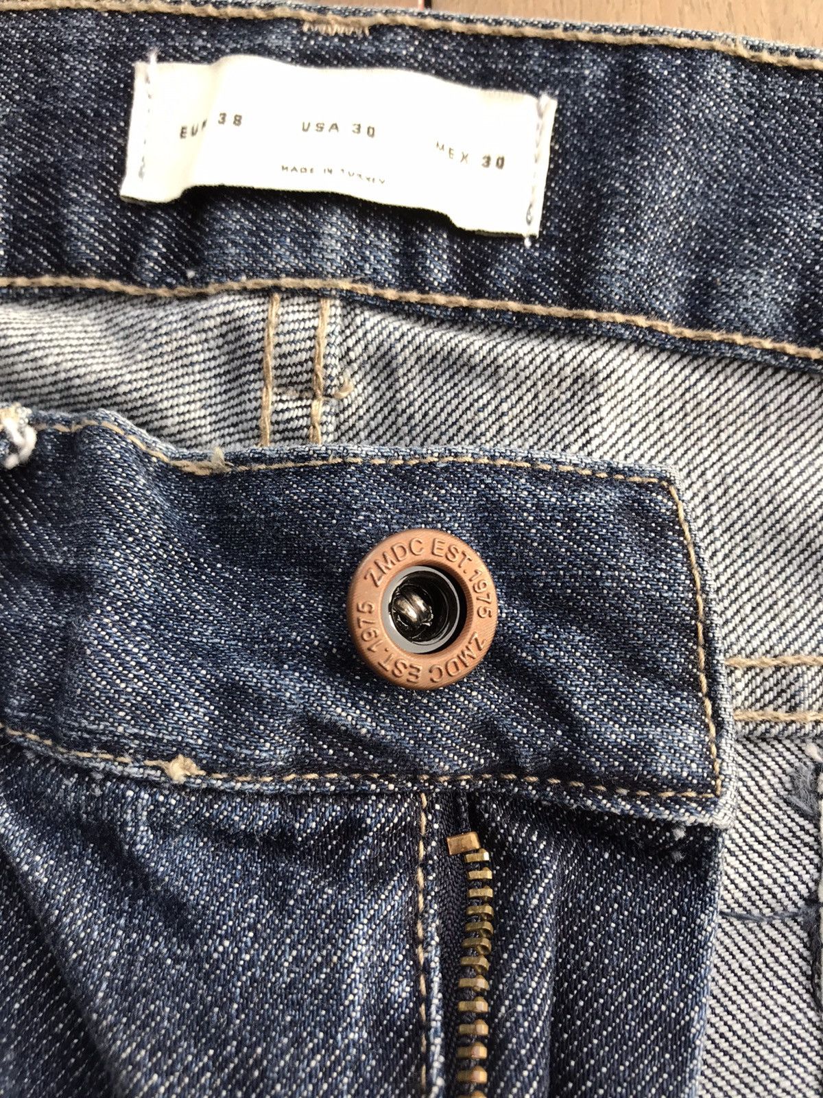 Zara Man Denim Distressed Jeans Trousers Pants