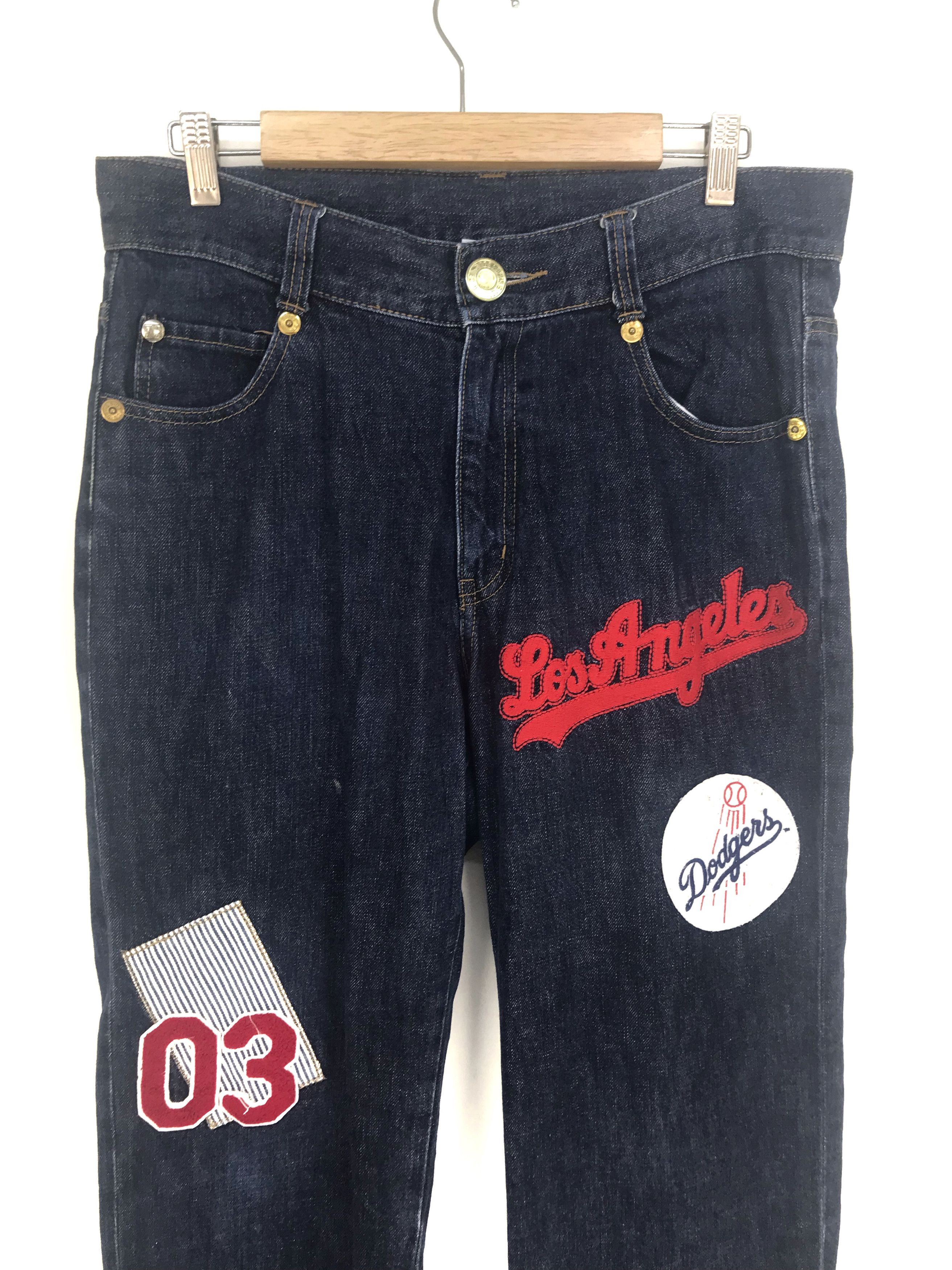 Hysteric Glamour LOS ANGELES DODGERS 03 Mlb Denim Jeans Size US 33 - 4 Thumbnail