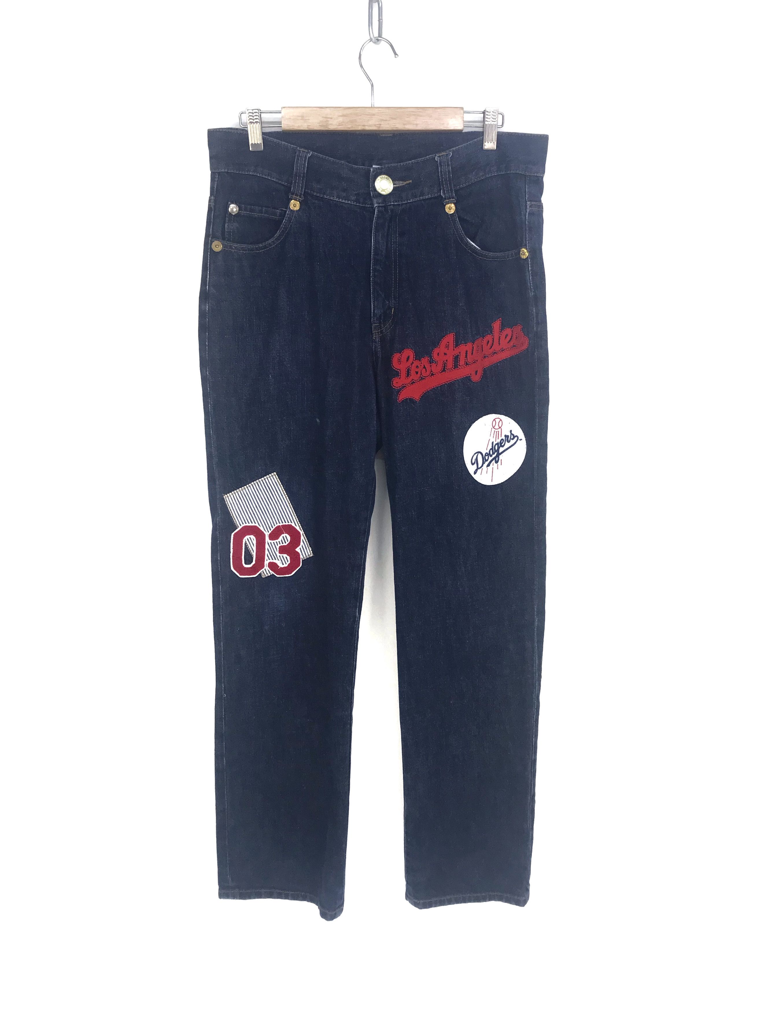 Hysteric Glamour LOS ANGELES DODGERS 03 Mlb Denim Jeans Size US 33 - 1 Thumbnail
