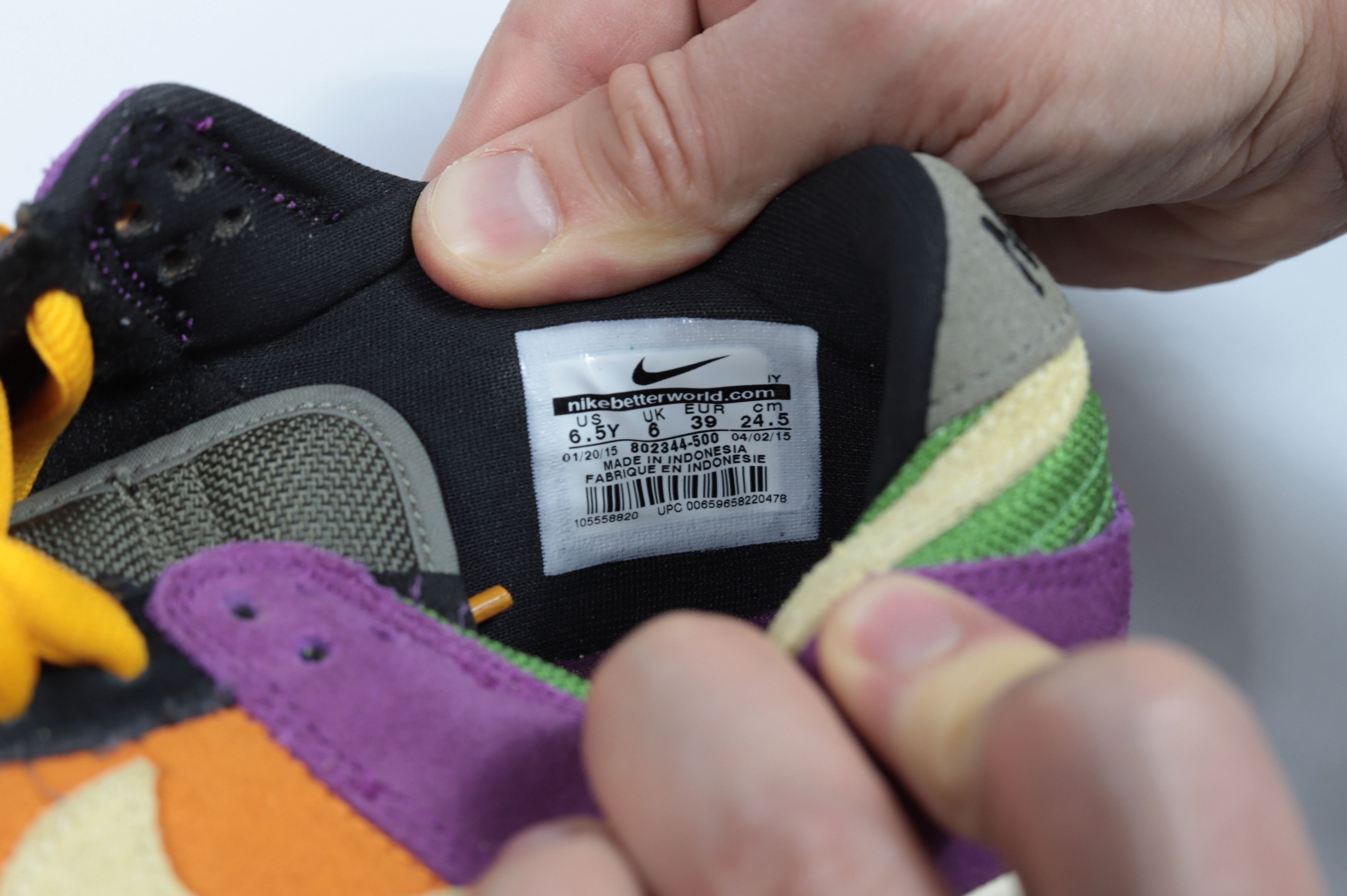 Nike 2015 Nike Dunk Low Viotec SP Size US 6.5 / EU 39-40 - 10 Thumbnail